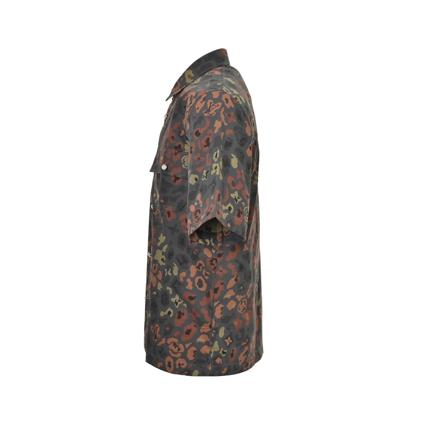 Louis Vuitton/路易威登 棕纹印花工装短袖衬衫-Chinese wholesaler seller Clothes Bags handbags wholesale Shoes High Quatity wholesaler seller Cheap Sneakers from China Factory Chinese suppliers china wholesale clothing wholesaler seller Louis Vuitton/路易威登 棕纹印花工装短袖衬衫