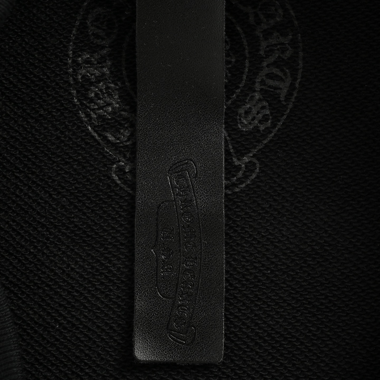 Chrome Hearts/克罗心 前后幅手袖马蹄梵文字母刺绣圆领卫衣