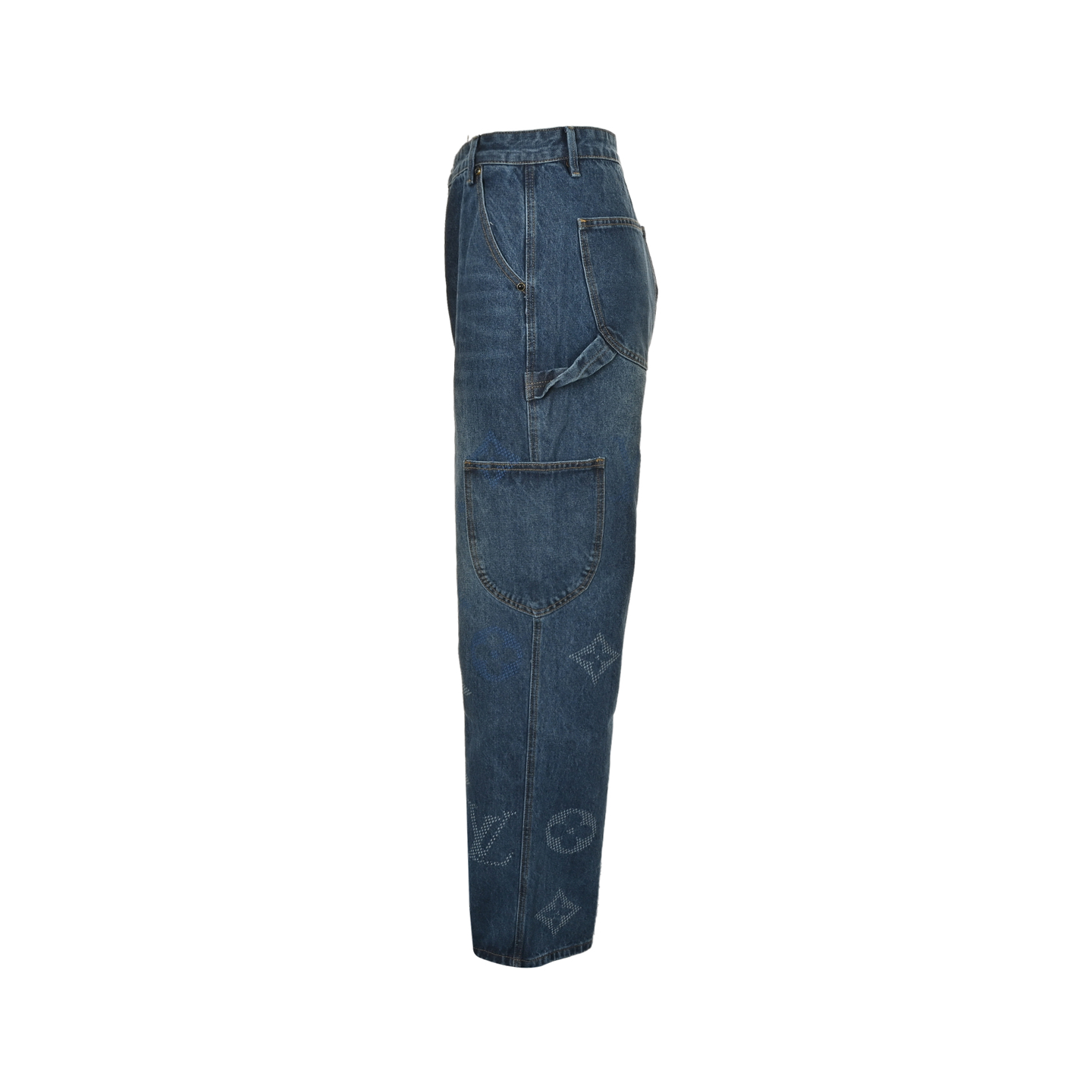 Louis Vuitton/路易威登 大花工装侧口袋套装牛仔裤-Chinese wholesaler seller Clothes Bags handbags wholesale Shoes High Quatity wholesaler seller Cheap Sneakers from China Factory Chinese suppliers china wholesale clothing wholesaler seller Louis Vuitton/路易威登 大花工装侧口袋套装牛仔裤