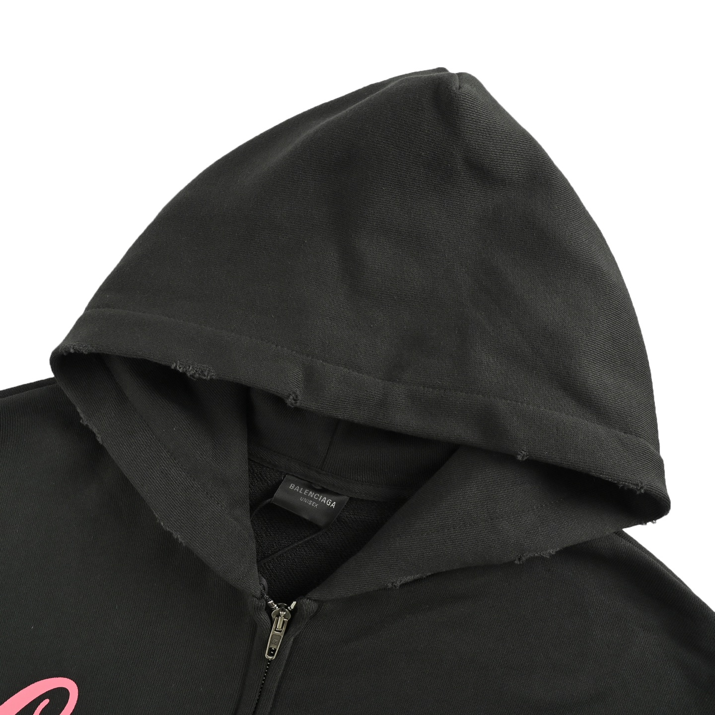 Balenciaga/巴黎世家 联名款可乐印花拉链连帽外套