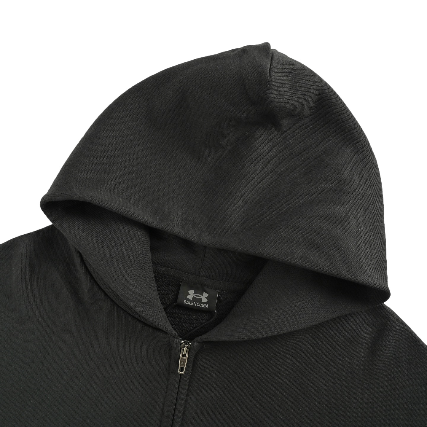 Balenciaga/巴黎世家 安德玛联名刺绣拉链连帽外套
