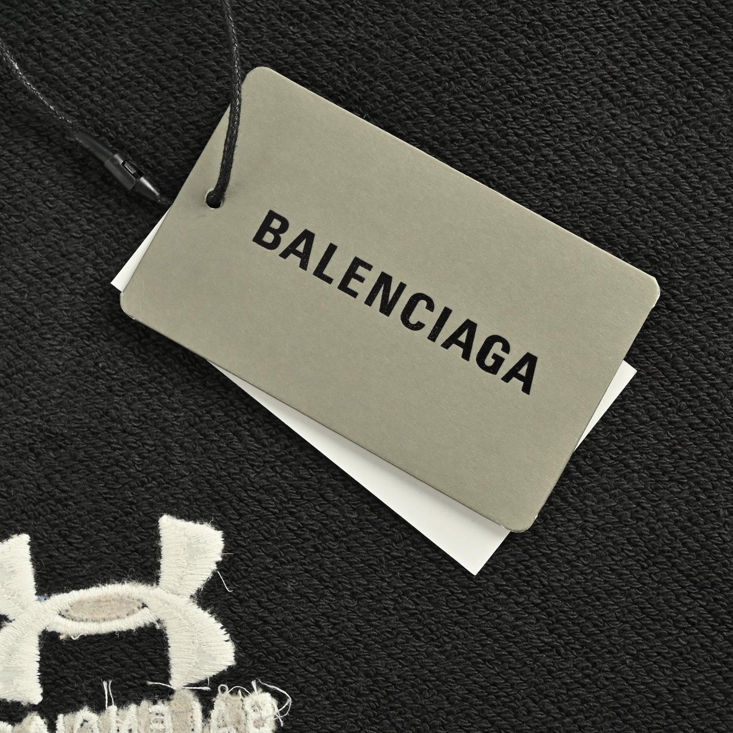 Balenciaga/巴黎世家 安德玛联名刺绣拉链连帽外套