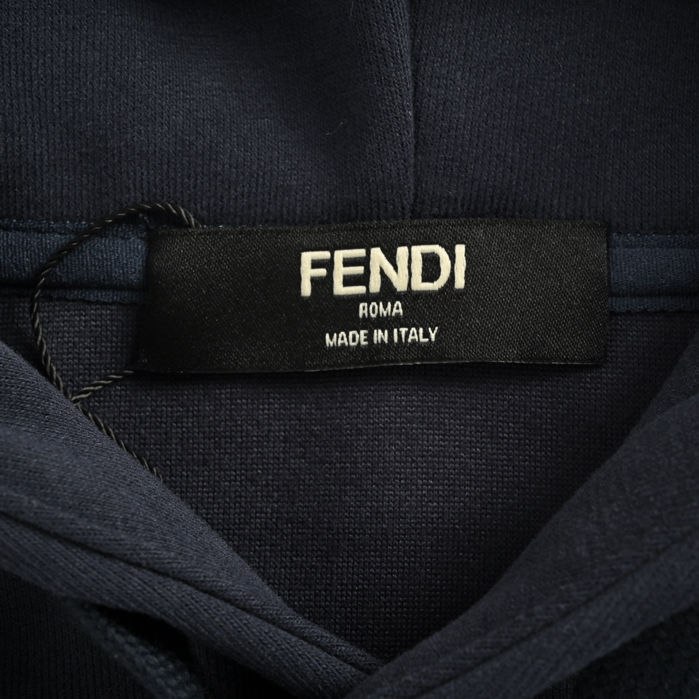 Fendi/芬迪 25Fw 撞色拼接发泡字母印花连帽卫衣