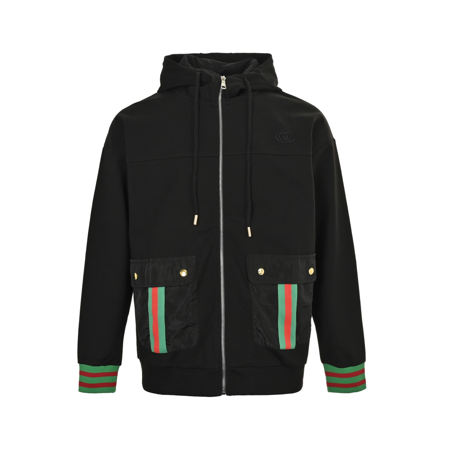 Gucci/古驰 25Fw 侧口袋织带拼接套装拉链外套-Chinese UA Cheap High Quatity Brand Clothes Bags handbags Sneakers wholesale wholesaler seller from China Factory suppliers Fashion Clothing Shoes best Quality Beautiful Price Gucci/古驰 25Fw 侧口袋织带拼接套装拉链外套