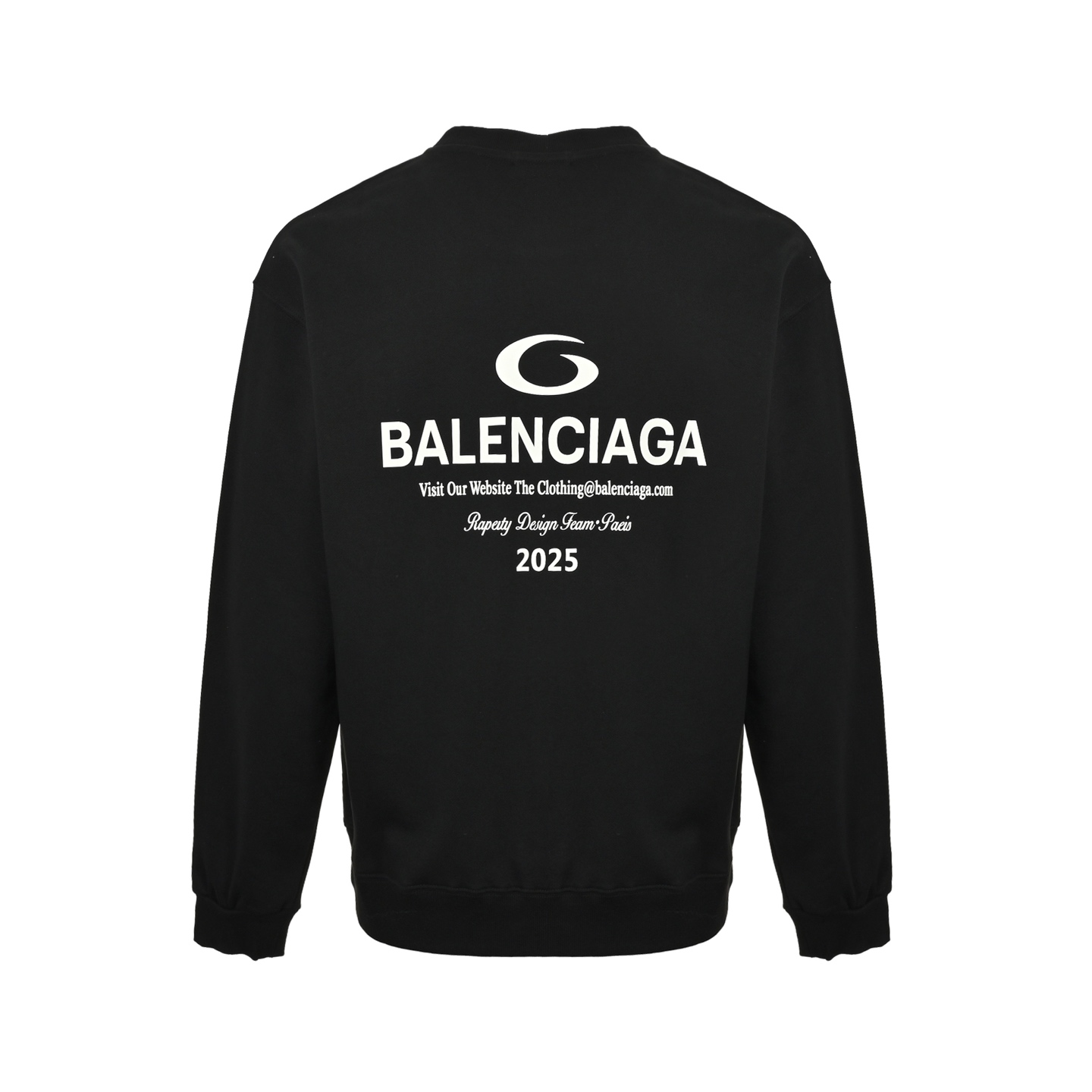 Balenciaga/巴黎世家 25Fw 圆环印花圆领卫衣