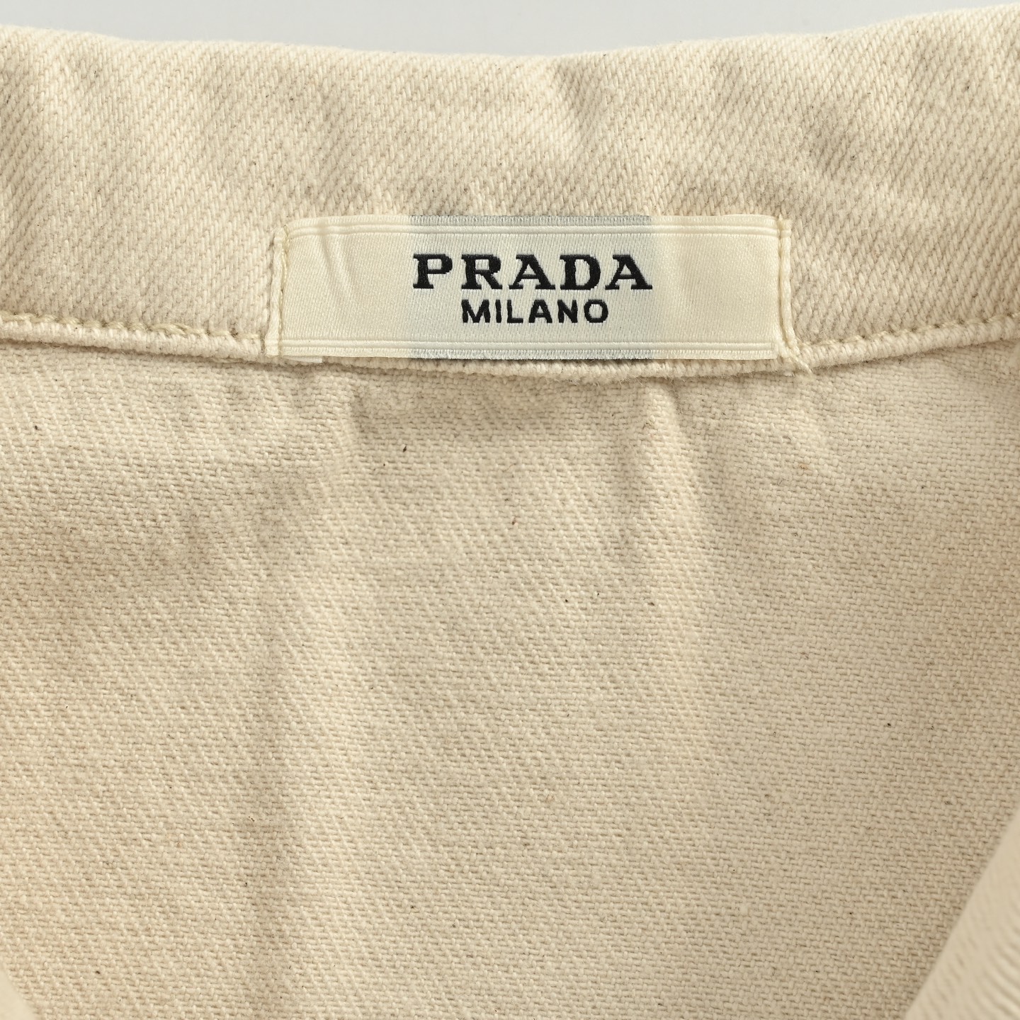 Prada/普拉达 三角标口袋拉链牛仔夹克外套