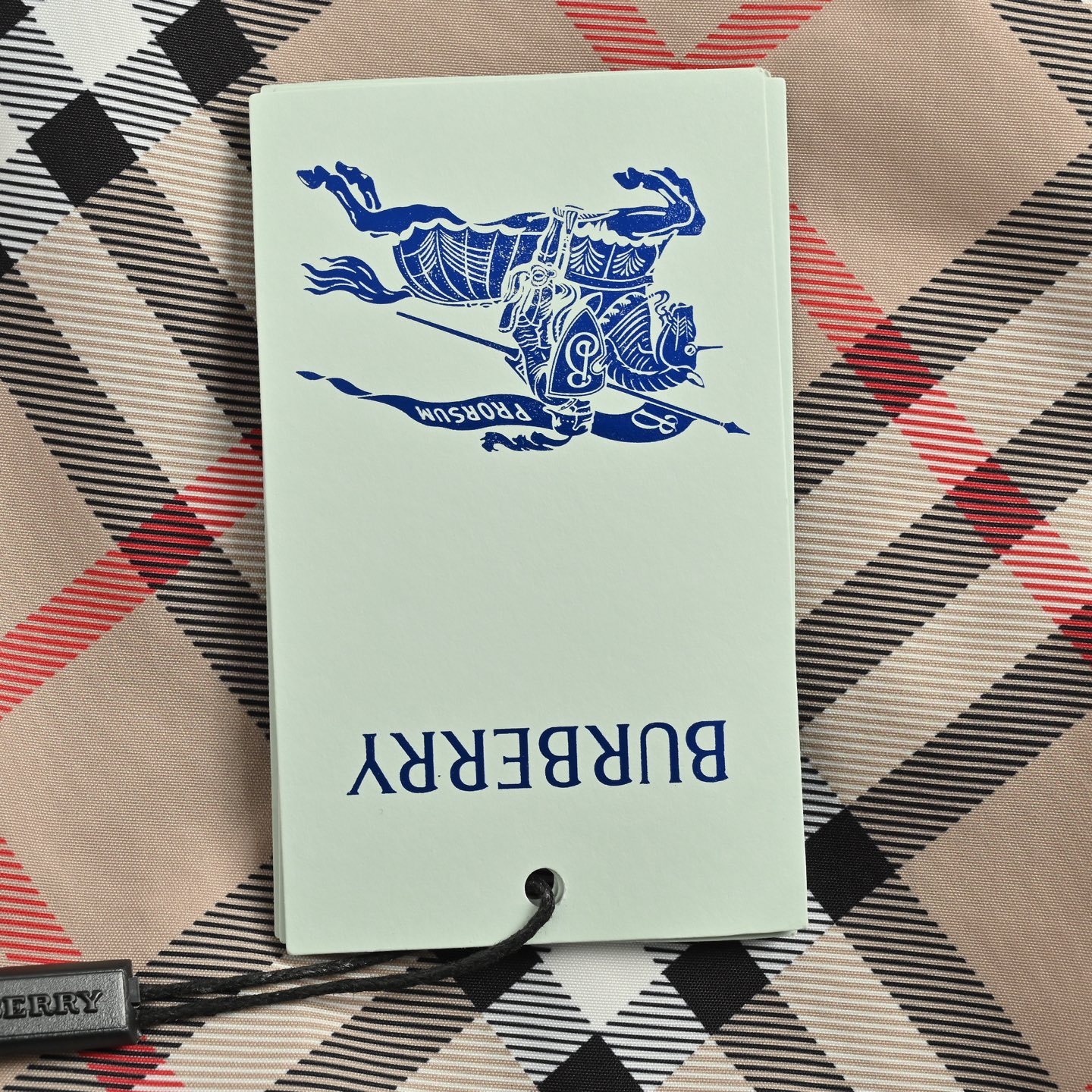 Burberry/巴宝莉 新款格纹战马双面穿夹克外套