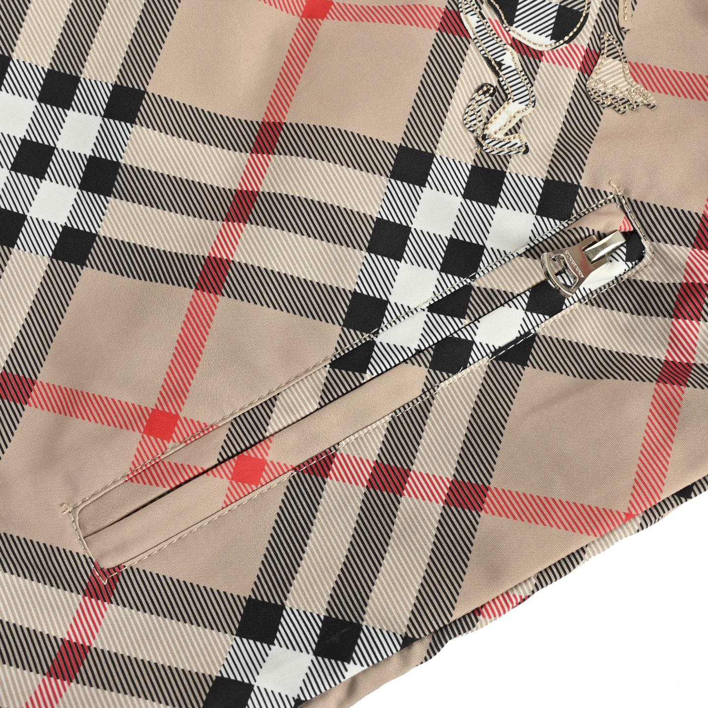 Burberry/巴宝莉 新款格纹战马双面穿夹克外套