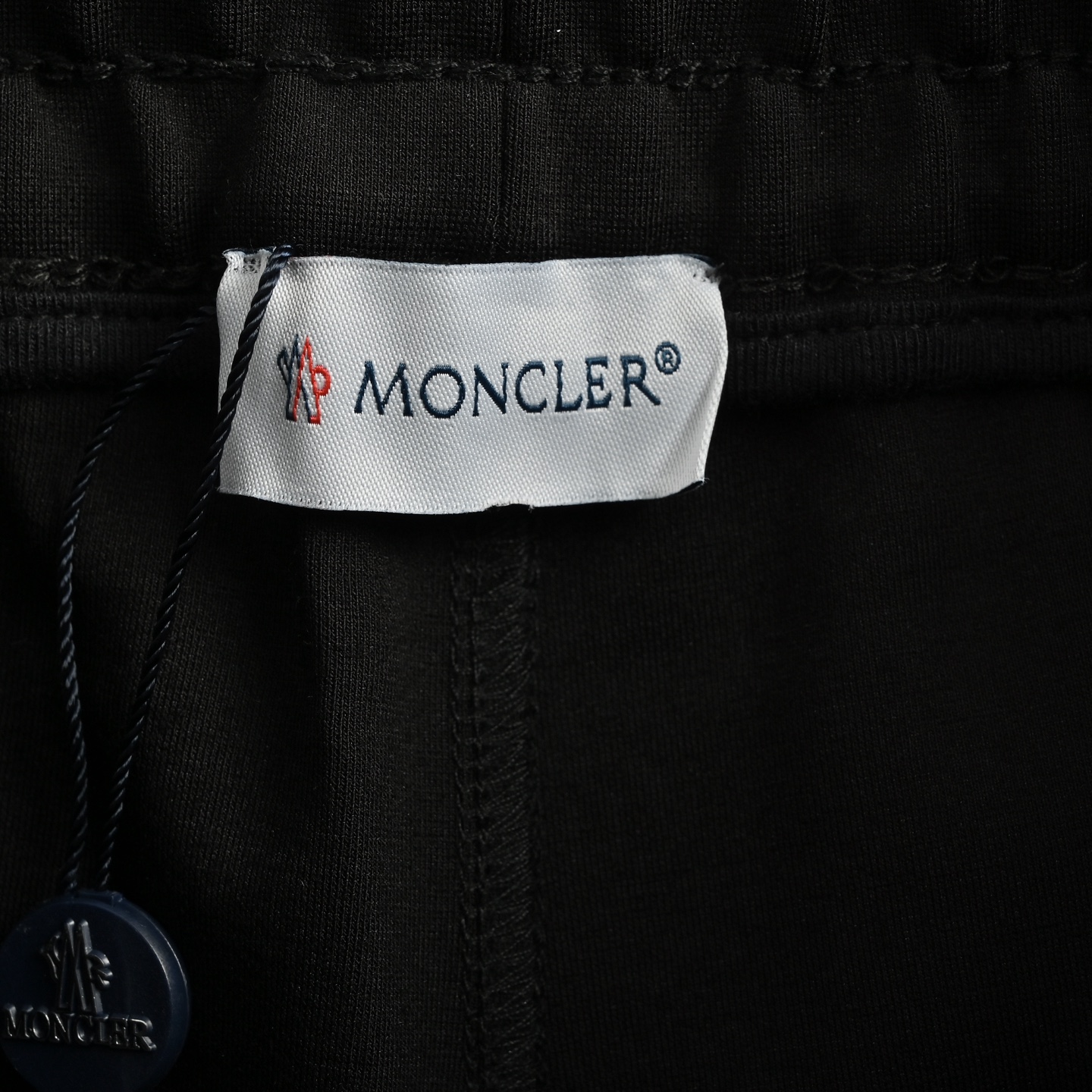 Moncler/蒙口 25Fw 简约徽标logo侧边织带拼接套装长裤