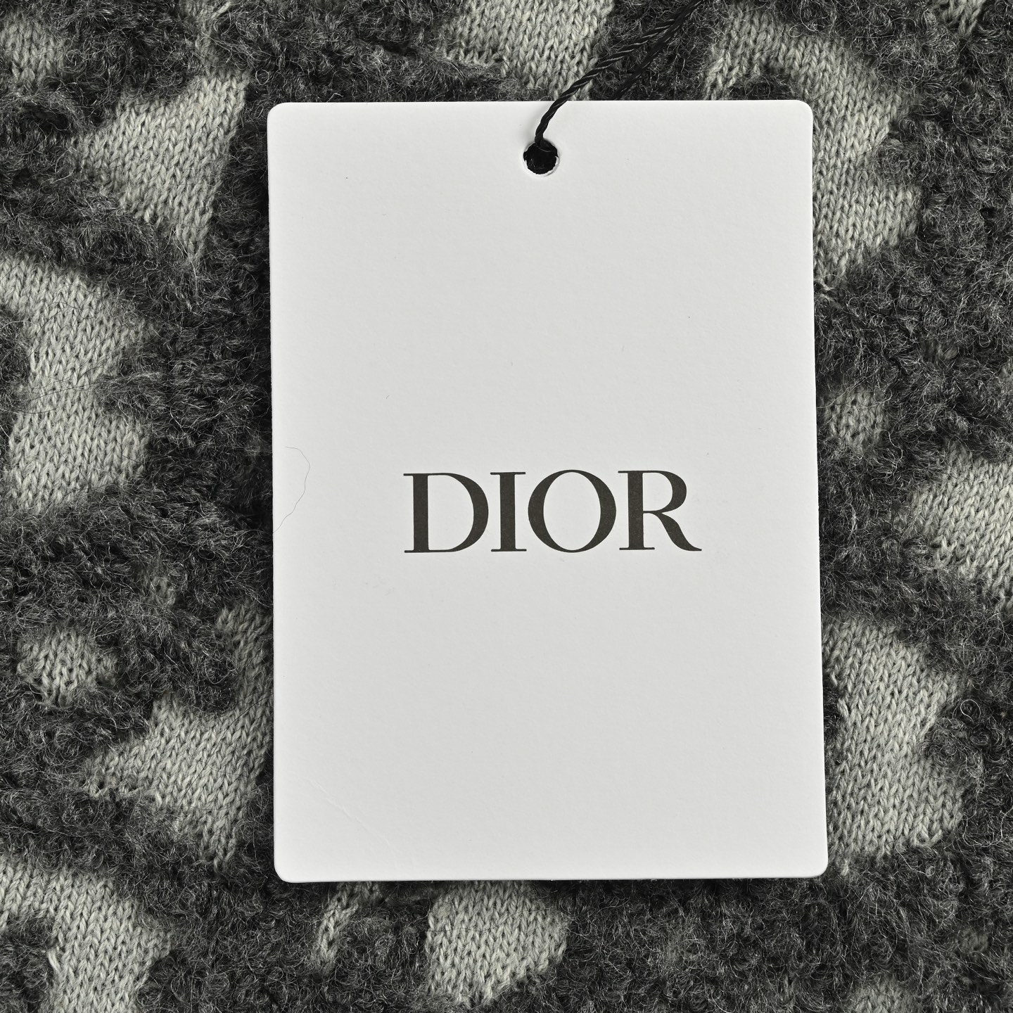 Dior/迪奥 25Fw 老花毛巾绣提花拉链圆领毛衣