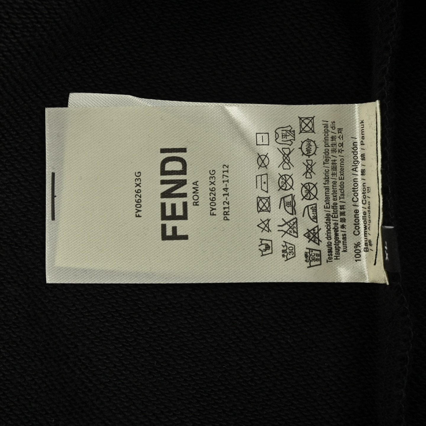 Fendi/芬迪 25Fw 硅胶字母圆领卫衣-Chinese UA Cheap High Quatity Brand Clothes Bags handbags Sneakers wholesale wholesaler seller from China Factory suppliers Fashion Clothing Shoes best Quality Beautiful Price Fendi/芬迪 25Fw 硅胶字母圆领卫衣