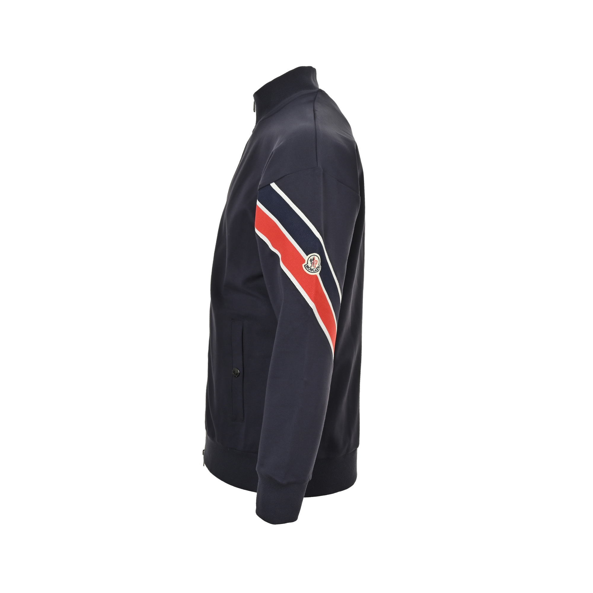 Moncler/蒙口 25Fw 手臂条纹织带拉链外套