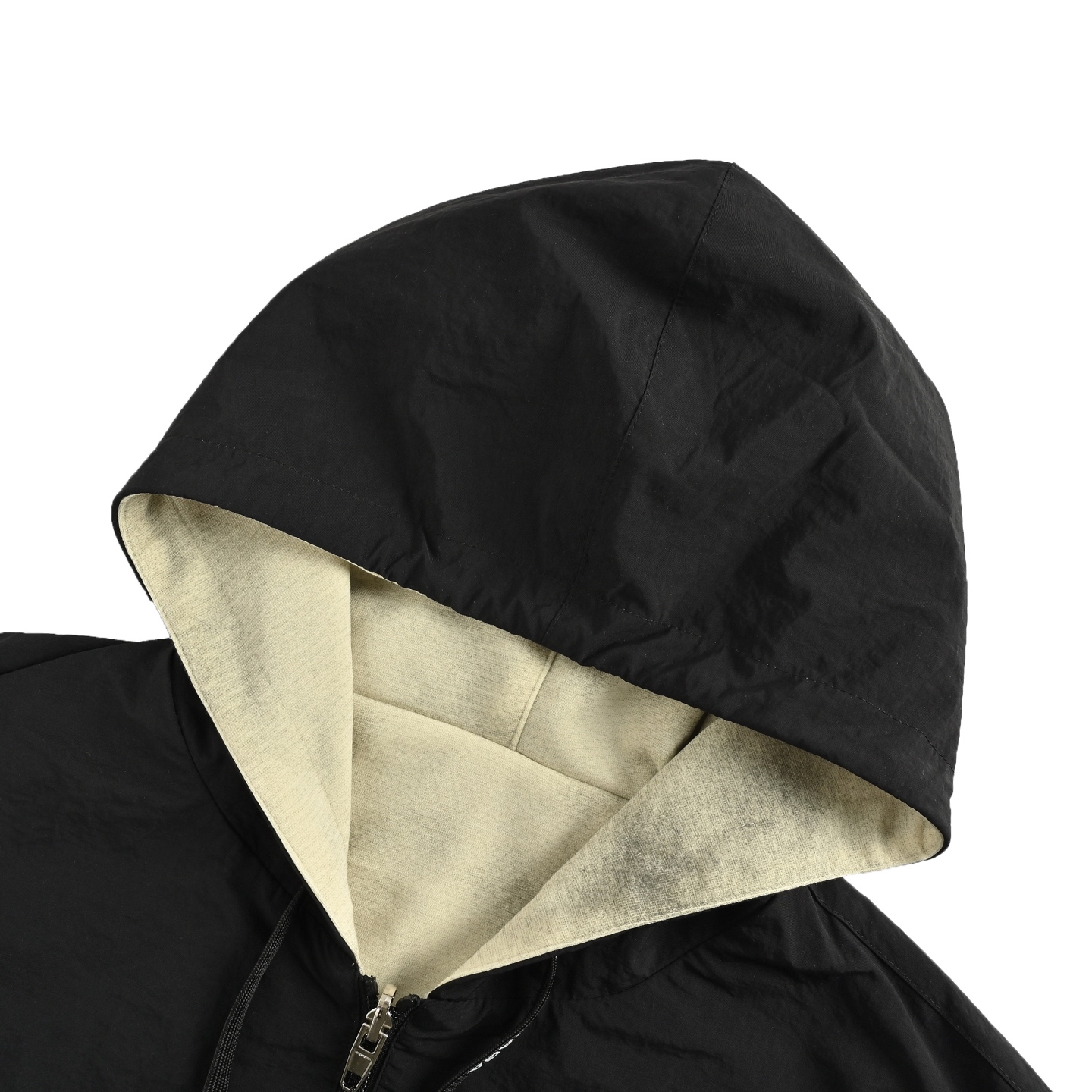 Balenciaga/巴黎世家 拼接刺绣水洗双面皮夹克