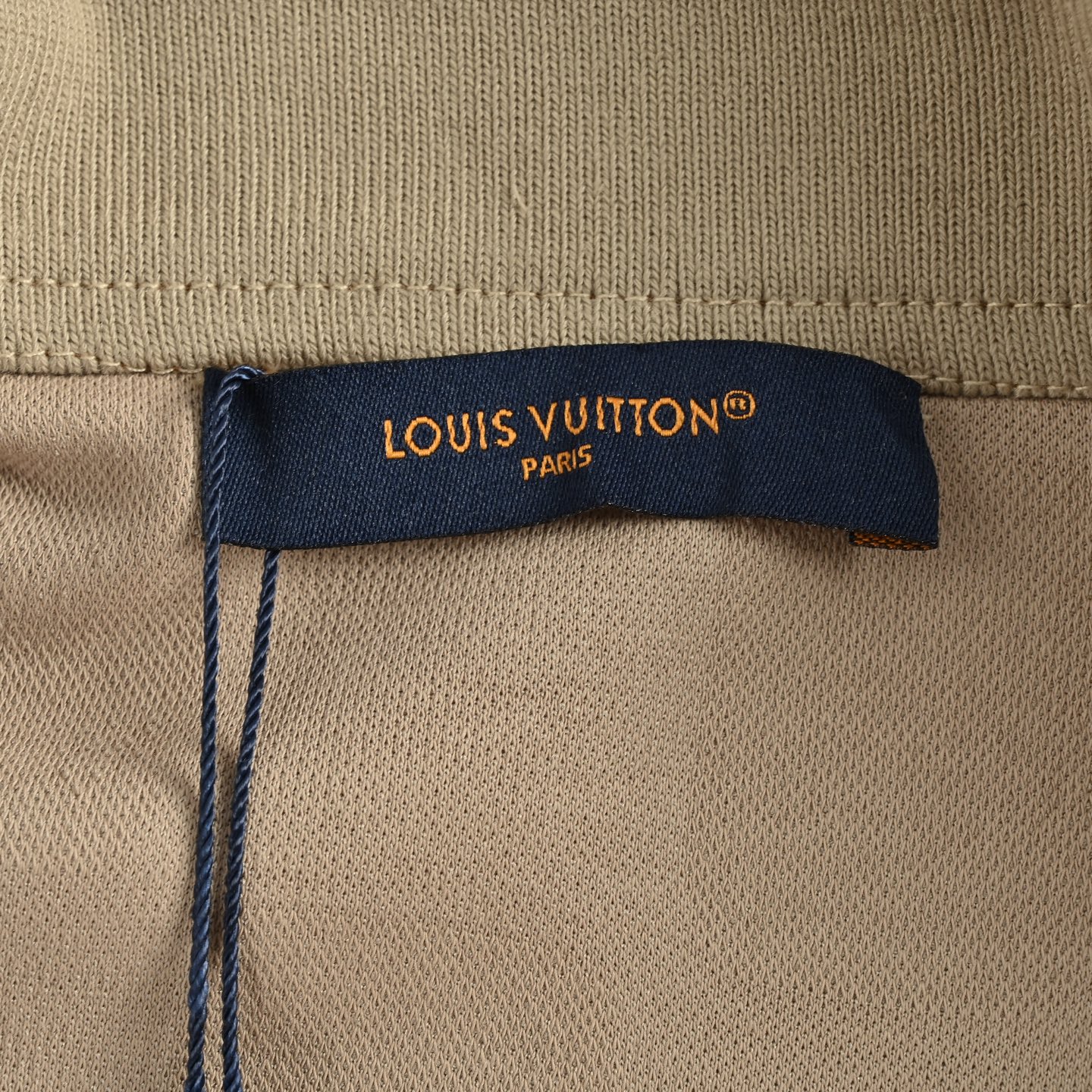 Louis Vuitton/路易威登 拼卡其半拉链立领卫衣