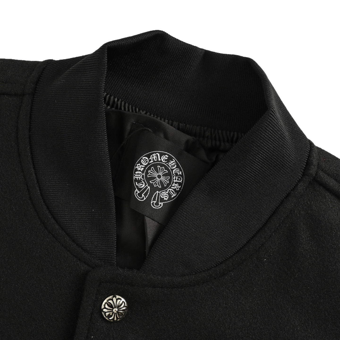 Chrome Hearts/克罗心 马蹄十字架刺绣棒球服外套-Chinese UA Cheap High Quatity Brand Clothes Bags handbags Sneakers wholesale wholesaler seller from China Factory suppliers Fashion Clothing Shoes best Quality Beautiful Price Chrome Hearts/克罗心 马蹄十字架刺绣棒球服外套
