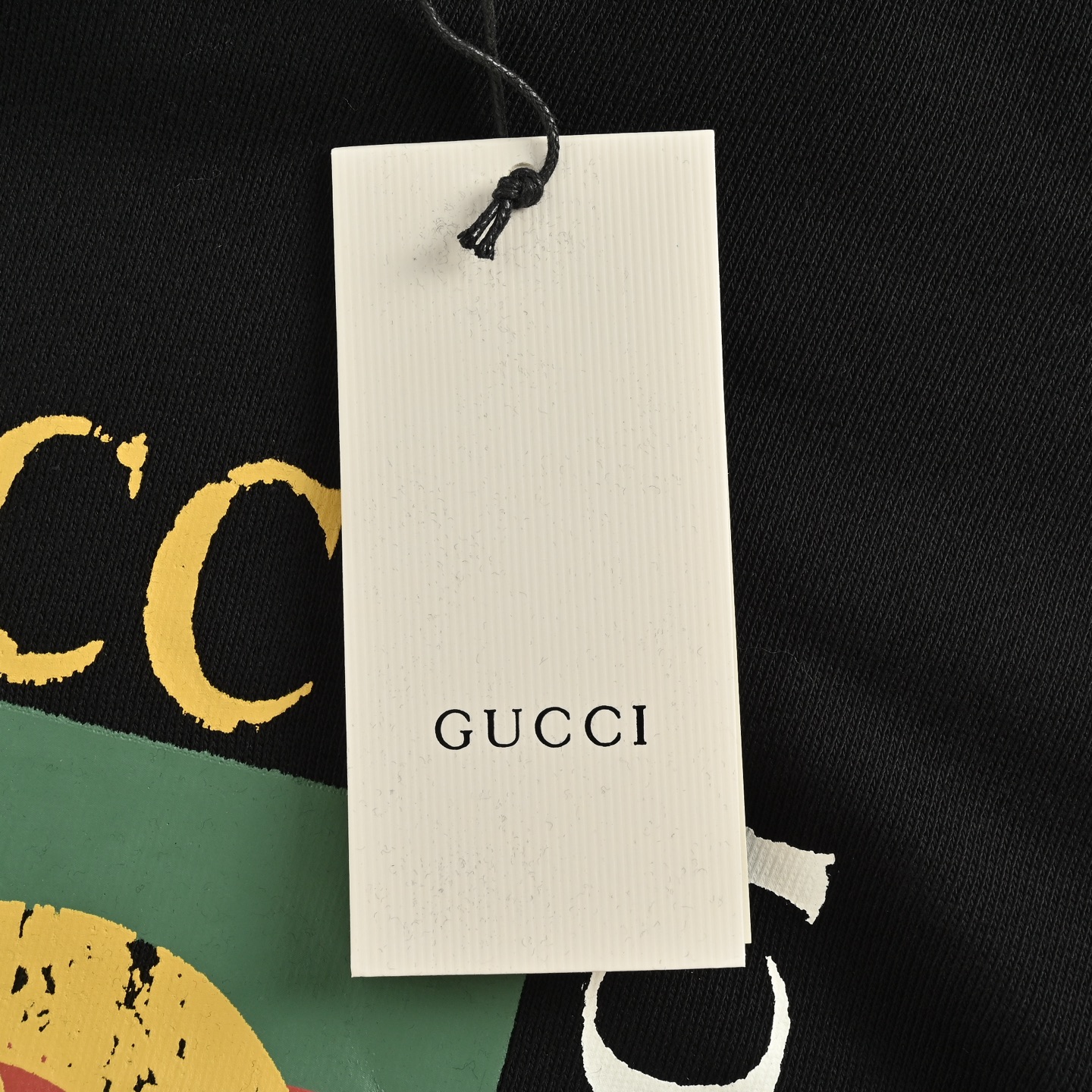 Gucci/古驰 经典方块logo做旧连帽卫衣