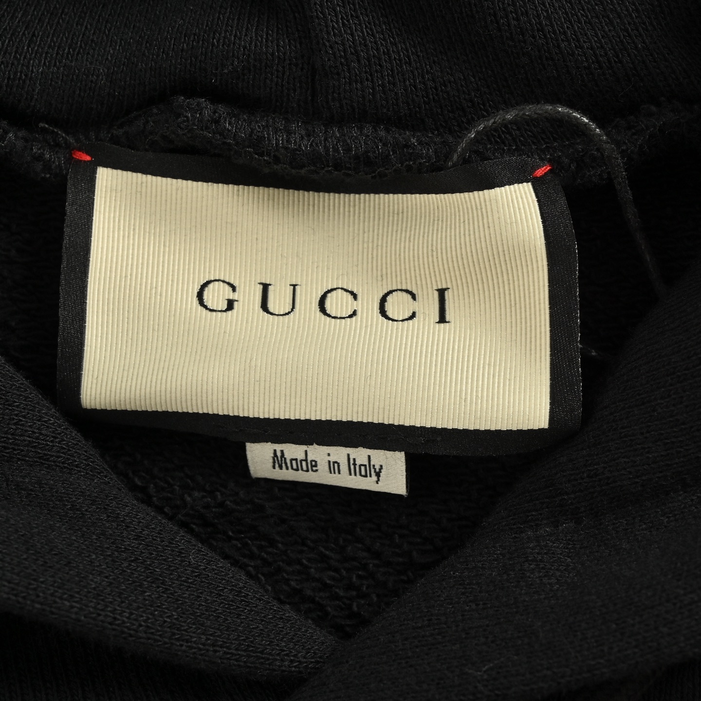 Gucci/古驰 经典方块logo做旧连帽卫衣