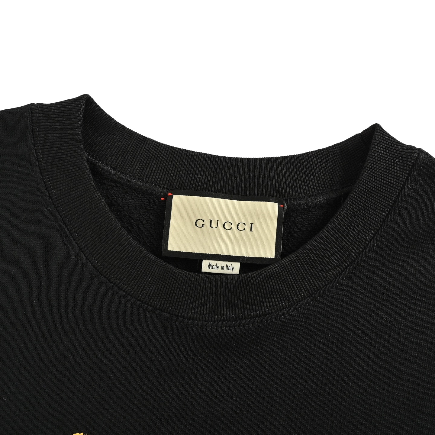 Gucci/古驰 经典方块logo做旧圆领卫衣
