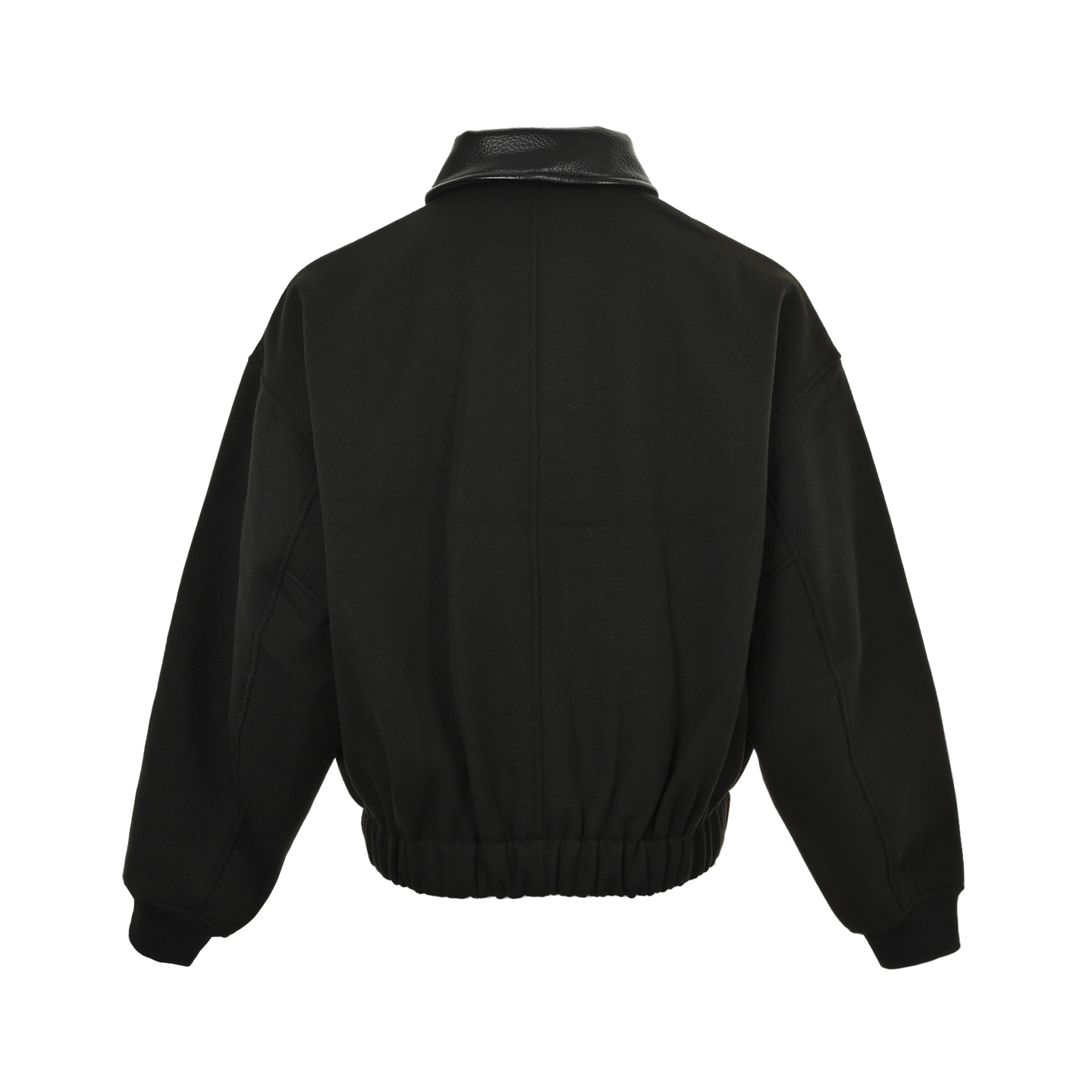 Nike Solo Wool Varsity 毛呢皮质翻领夹克外套