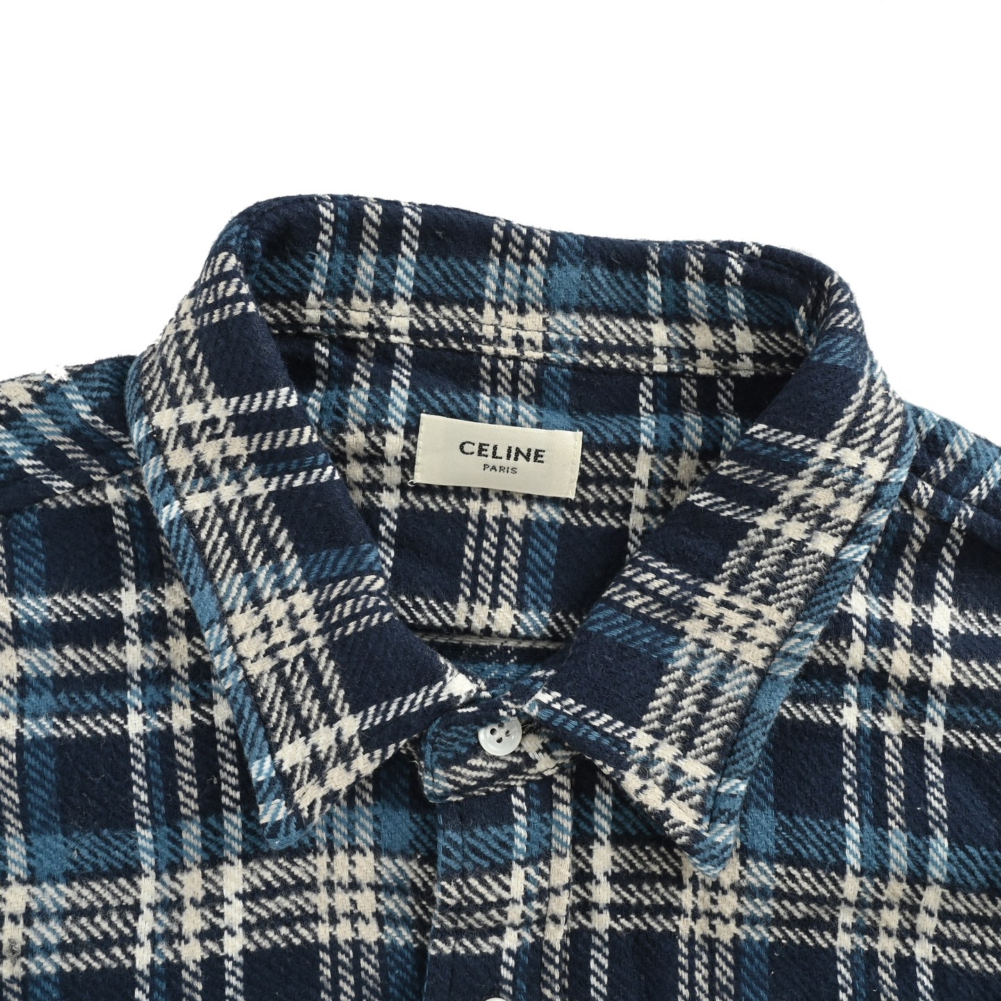 Celine/赛琳 25ss 法兰绒格纹衬衫