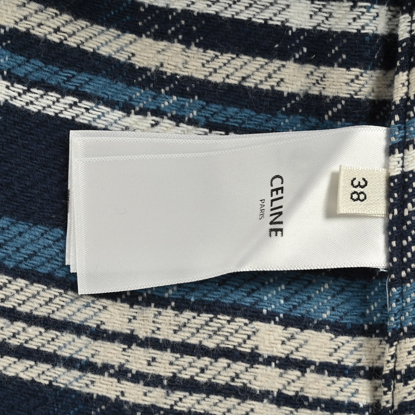 Celine/赛琳 25ss 法兰绒格纹衬衫