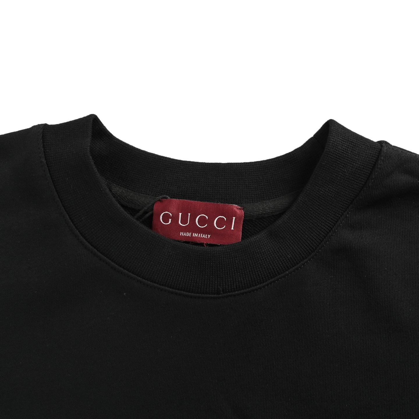 Gucci/古驰 25Fw 硅胶字母圆领卫衣