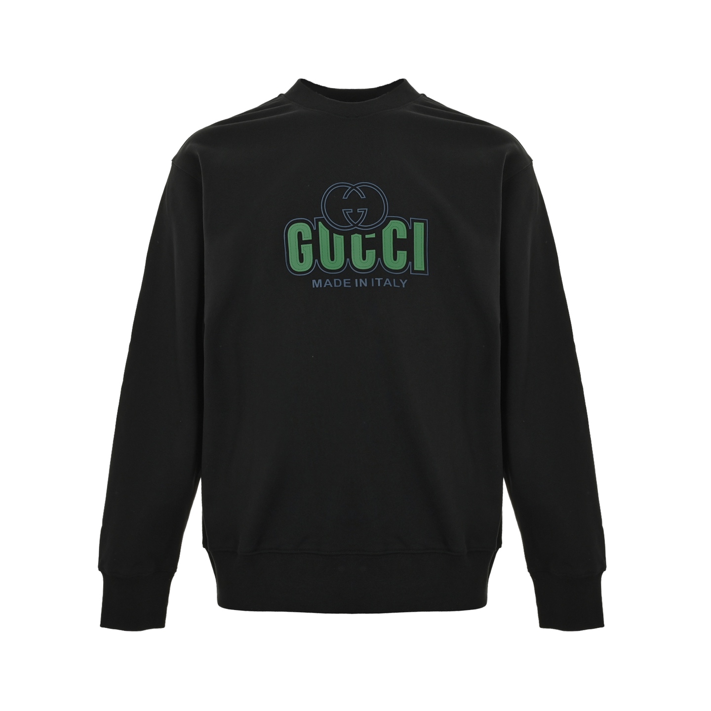 Gucci/古驰 25Fw 硅胶字母圆领卫衣