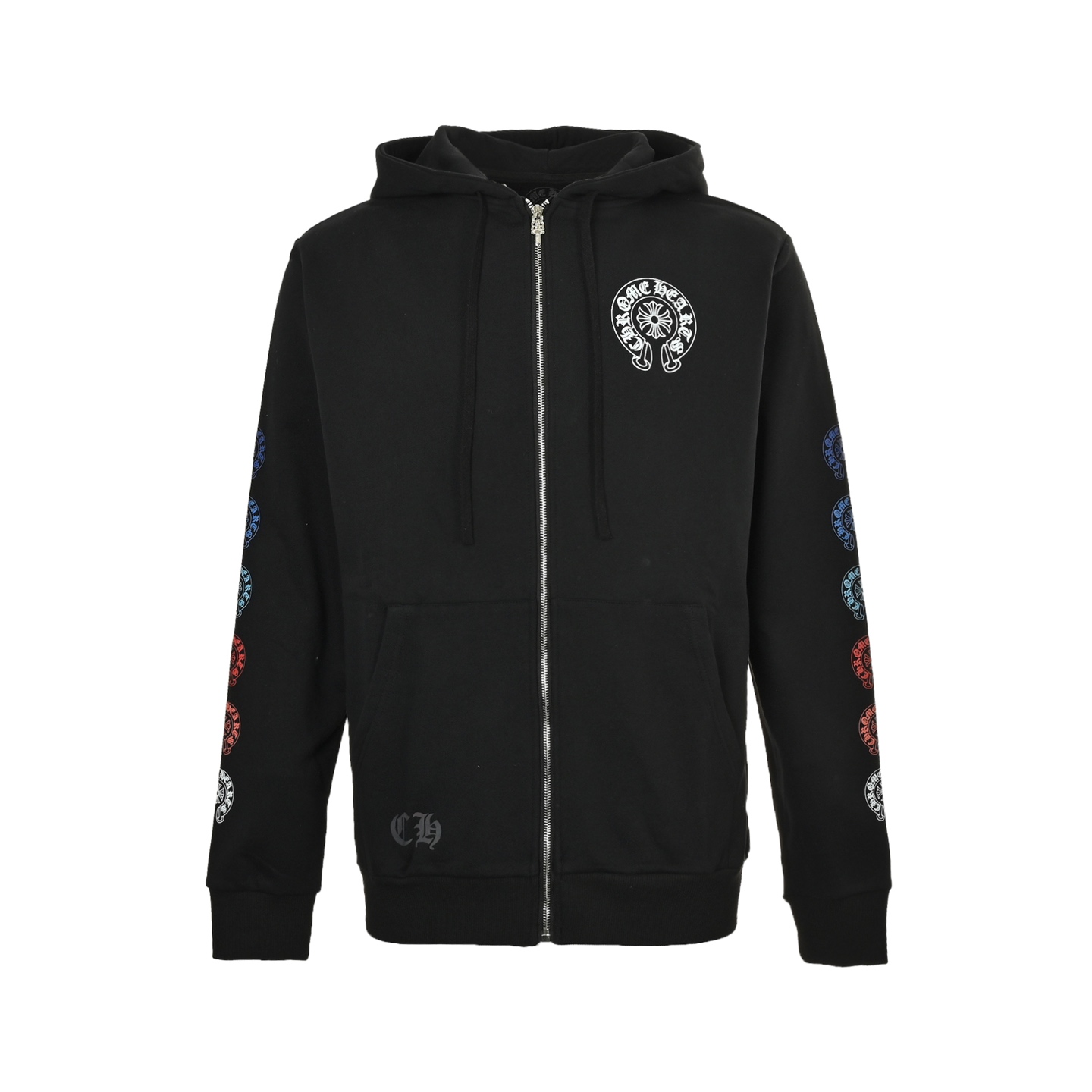 Chrome Hearts/克罗心 25Fw 彩虹串标拉链外套