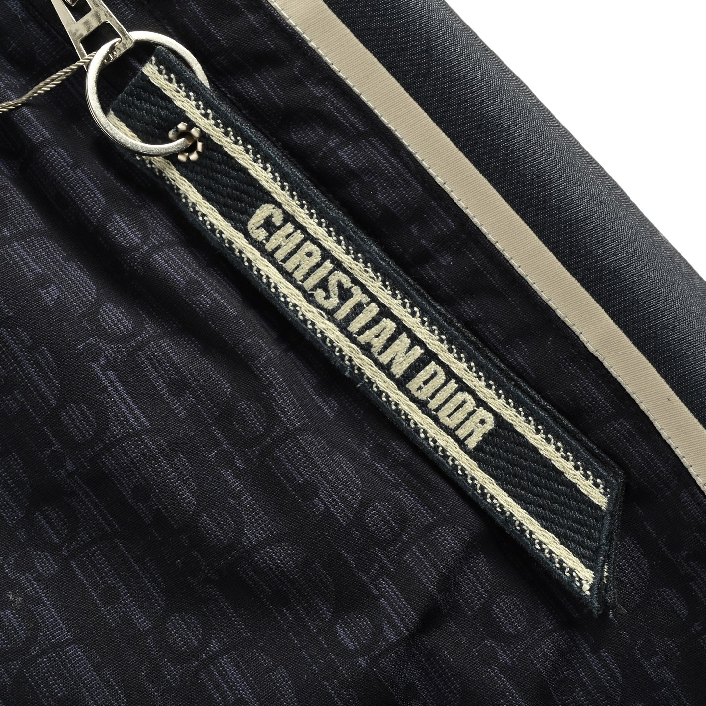 Dior/迪奥 满印提花侧边织带梭织长裤