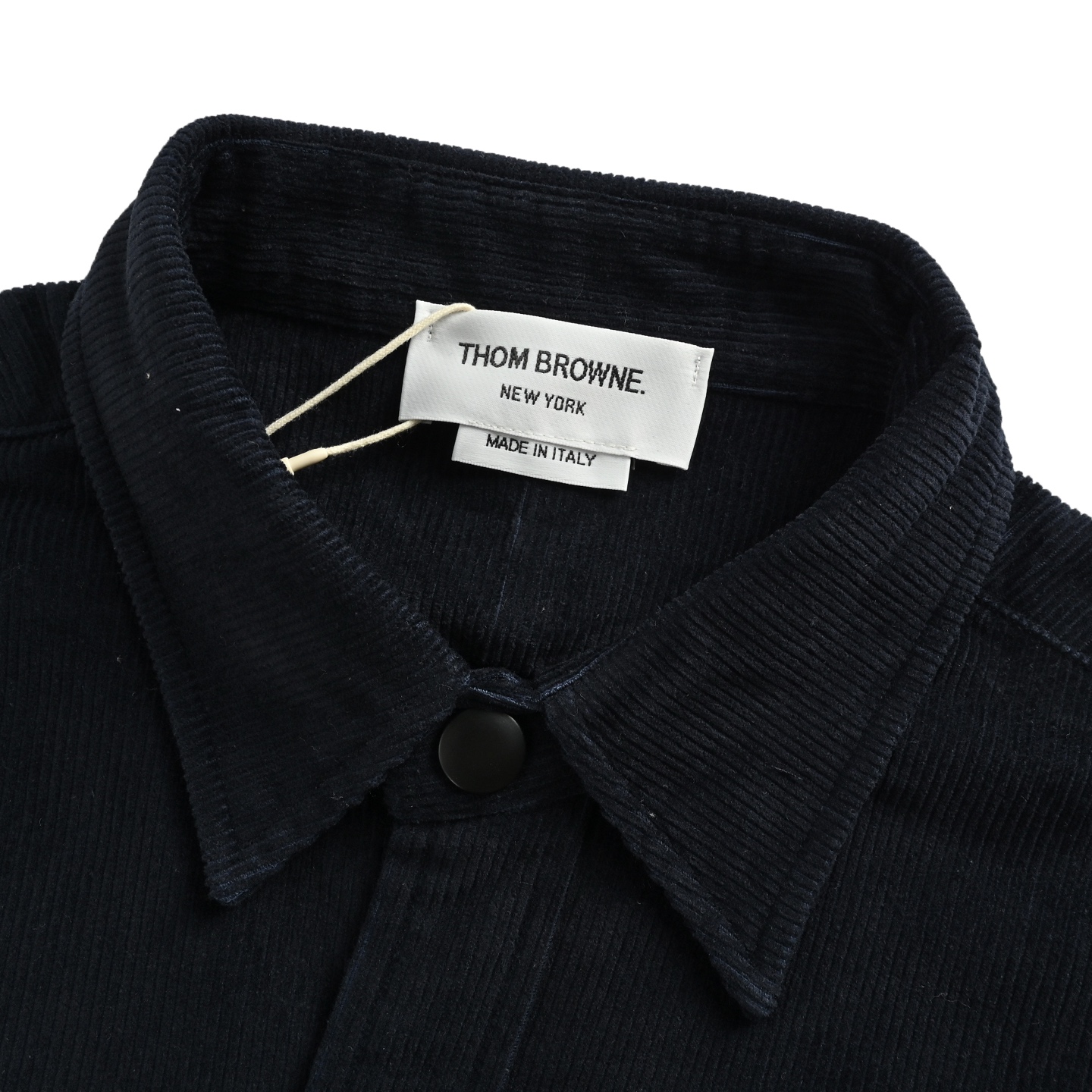 Thom Browne/汤姆布朗 双袖标灯芯绒衬衫外套