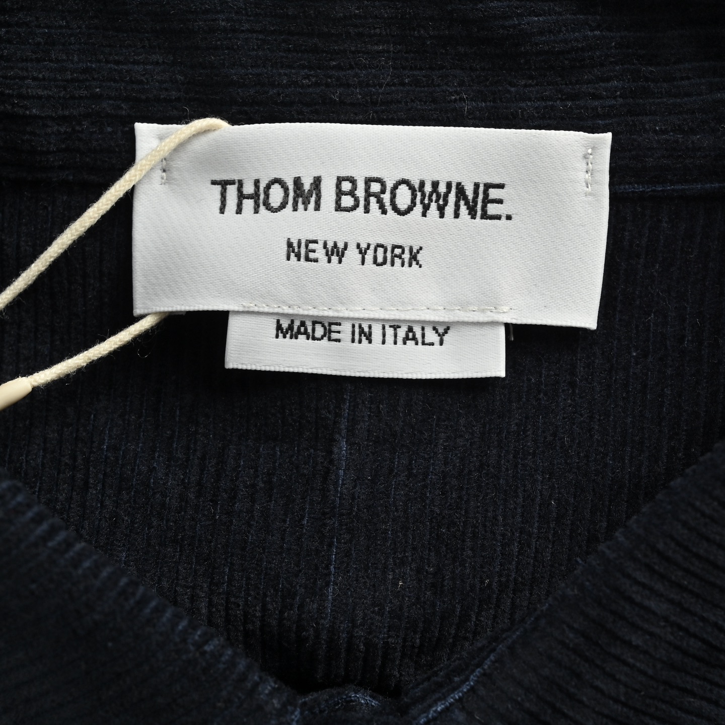 Thom Browne/汤姆布朗 双袖标灯芯绒衬衫外套
