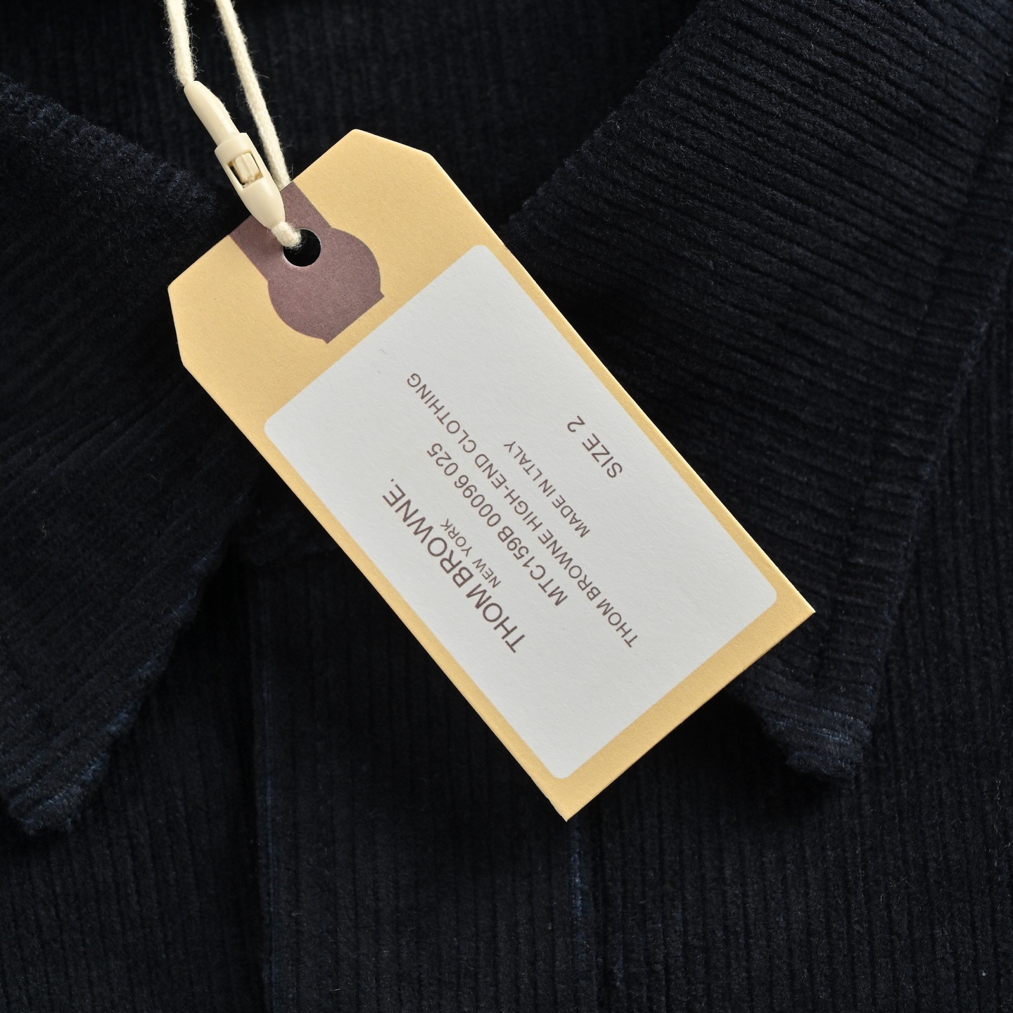 Thom Browne/汤姆布朗 四杠灯芯绒衬衫外套 TB灯芯绒薄款长袖衬衫夹克外套