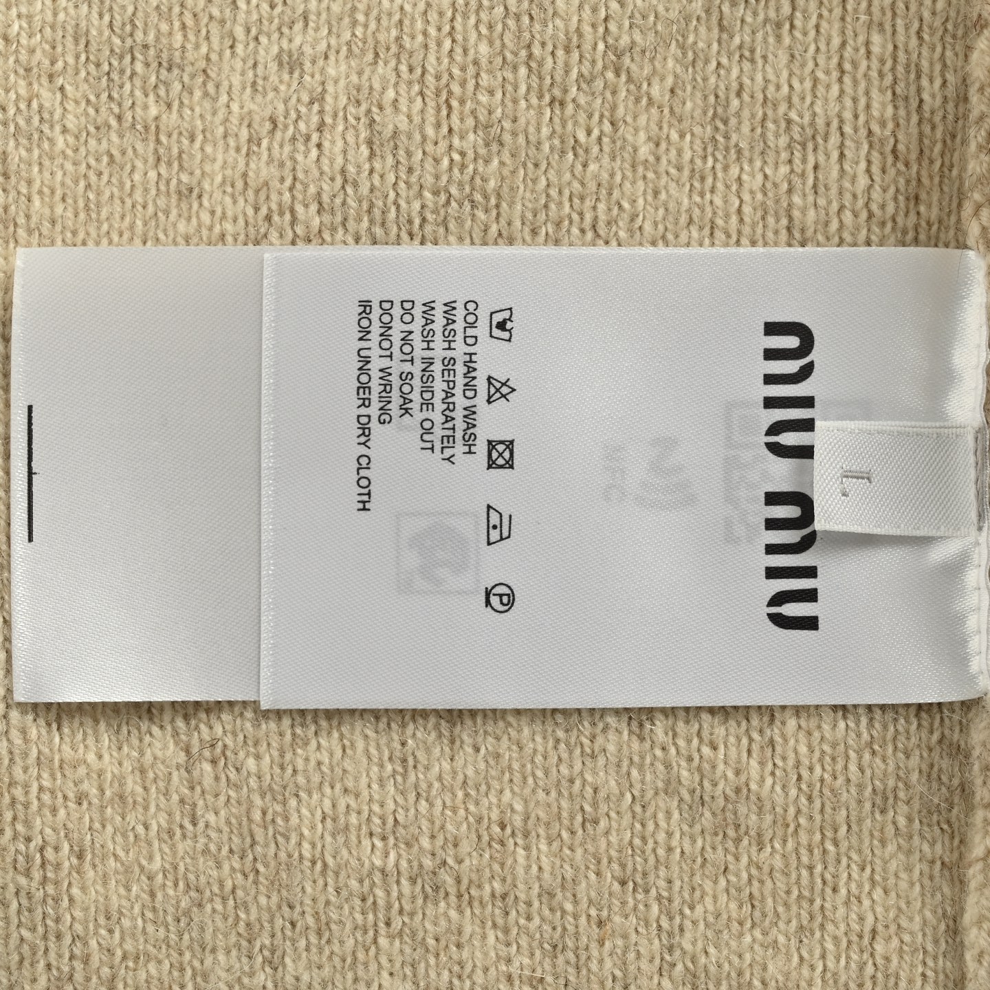 Miu Miu/缪缪 绵羊毛拉链开衫外套