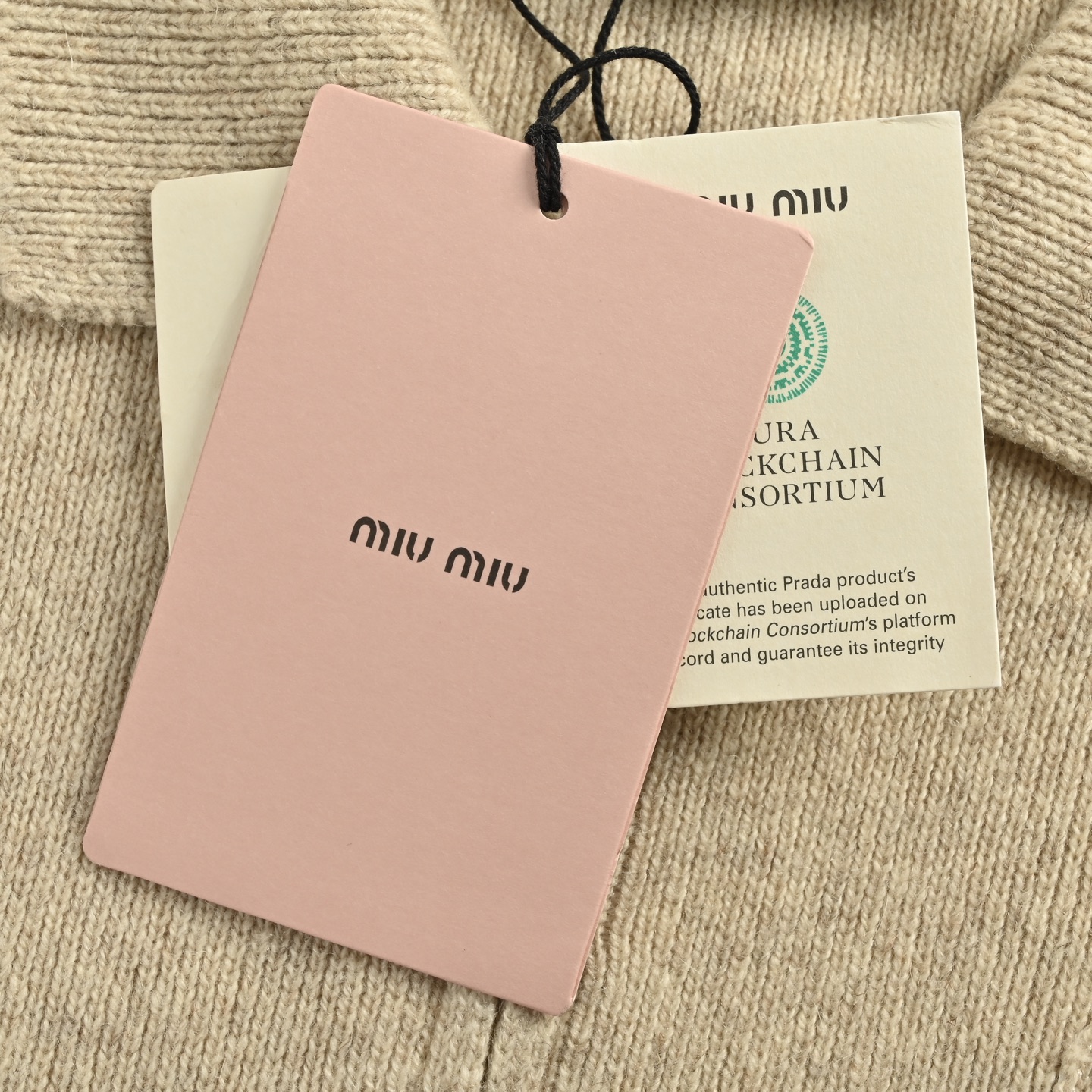 Miu Miu/缪缪 绵羊毛拉链开衫外套