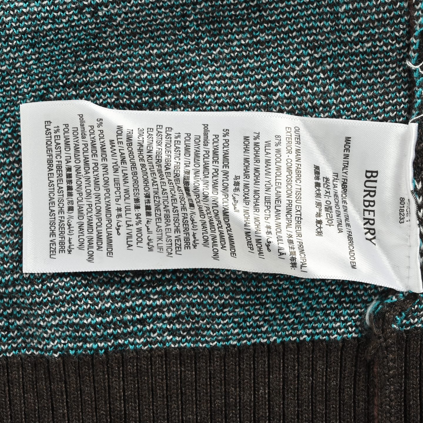 Burberry/巴宝莉 24Fw 斜格纹圆领毛衣-莆田鞋,莆田鞋货源,高仿鞋,高仿鞋货源,安福档口,莆田高仿鞋,莆田鞋批发,高仿鞋批发,莆田高仿运动鞋,高仿运动鞋,莆田运动鞋 Burberry/巴宝莉 24Fw 斜格纹圆领毛衣