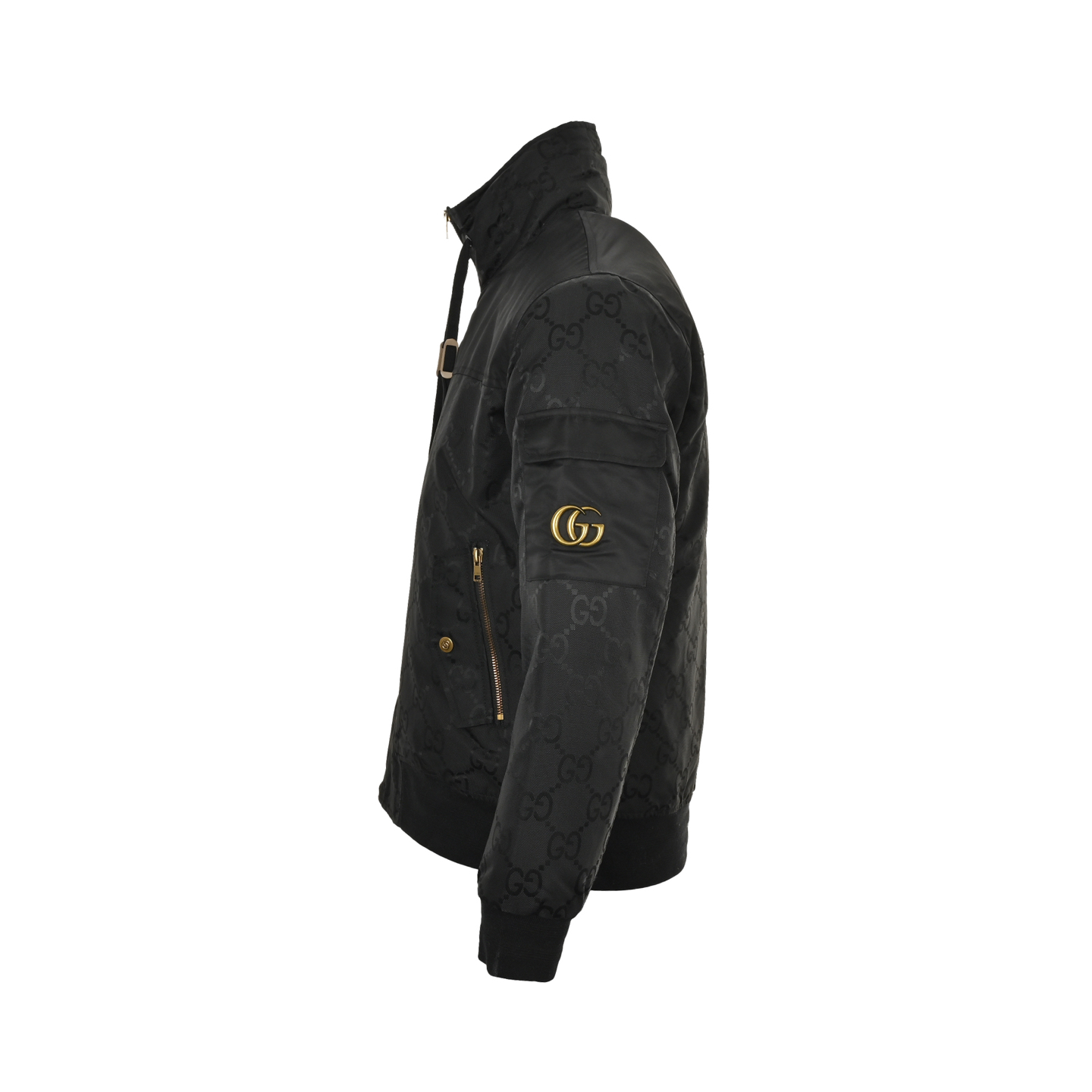 Gucci/古驰 暗纹满印徽标拉链棉服外套