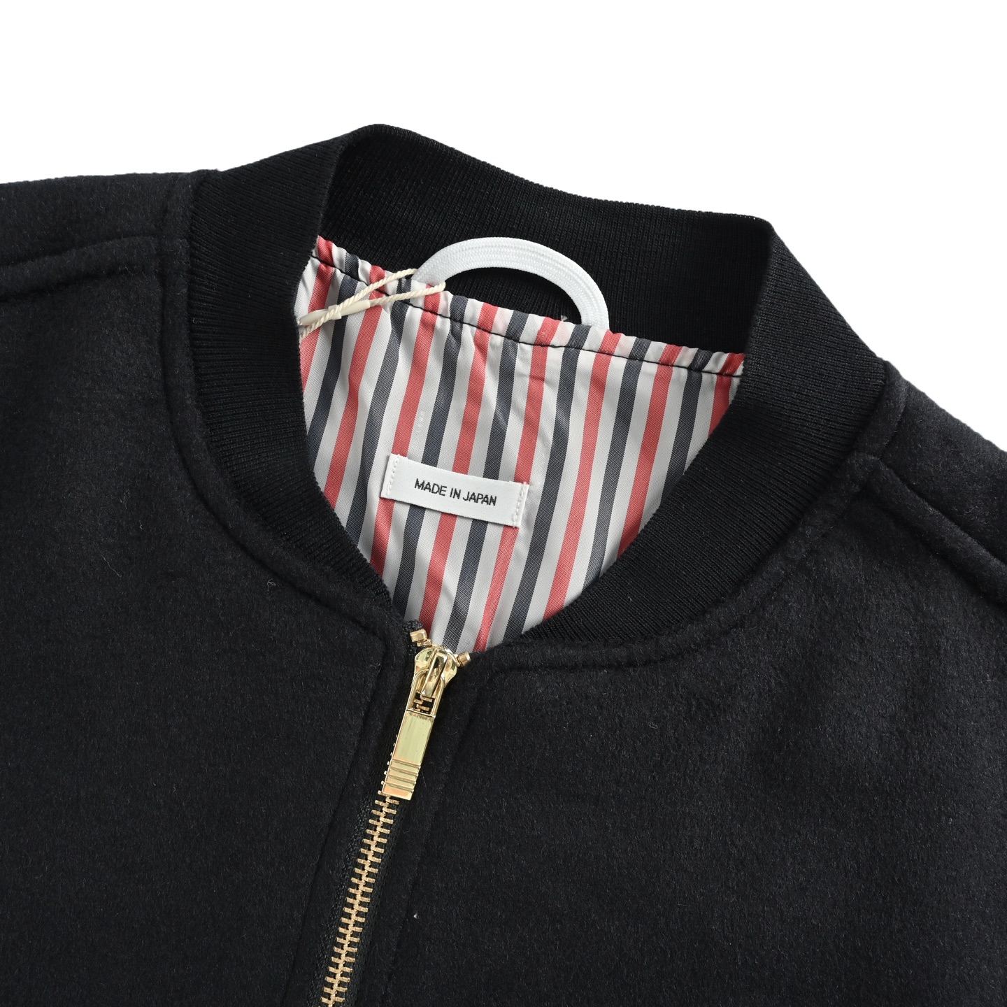 Thom Browne/汤姆布朗 尼子毛料四杠棒球服夹克