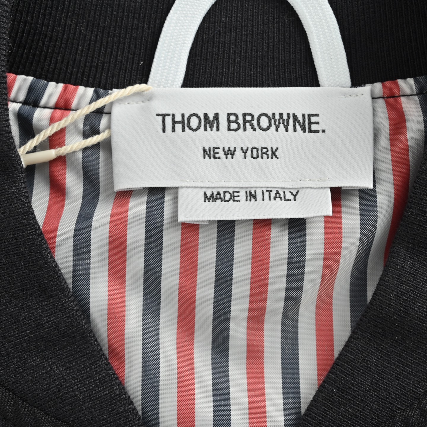 Thom Browne/汤姆布朗 色织羊毛混纺四杠棒球服夹克-莆田鞋,莆田鞋货源,高仿鞋,高仿鞋货源,安福档口,莆田高仿鞋,莆田鞋批发,高仿鞋批发,莆田高仿运动鞋,高仿运动鞋,莆田运动鞋 Thom Browne/汤姆布朗 色织羊毛混纺四杠棒球服夹克