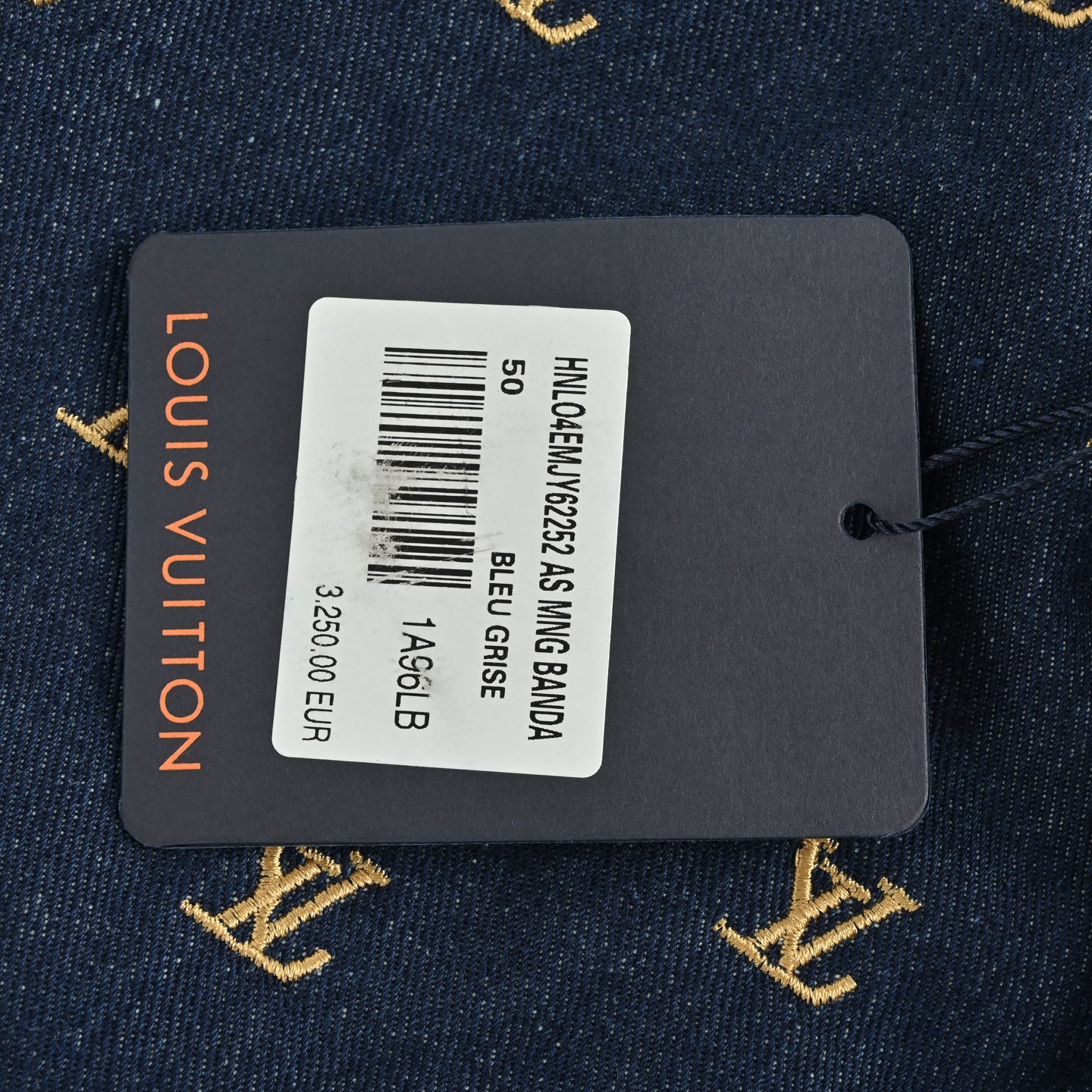 Louis Vuitton/路易威登 全刺绣牛仔棉服外套