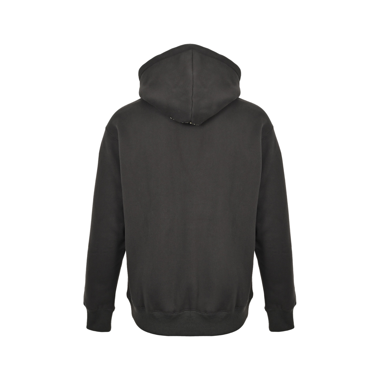 Stussy & Denim 胸前logo图案袋鼠口袋连帽卫衣