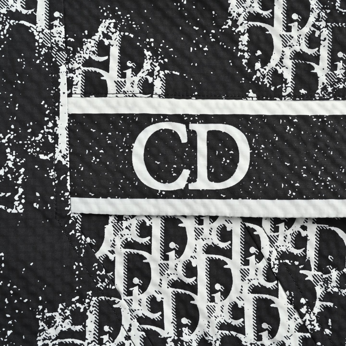 Dior/迪奥 满印渐变做旧提花拉链风衣外套