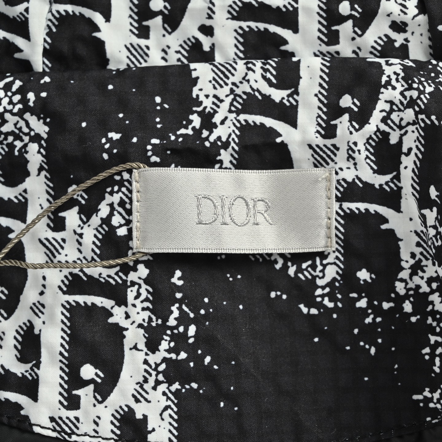 Dior/迪奥 满印渐变做旧提花拉链风衣外套