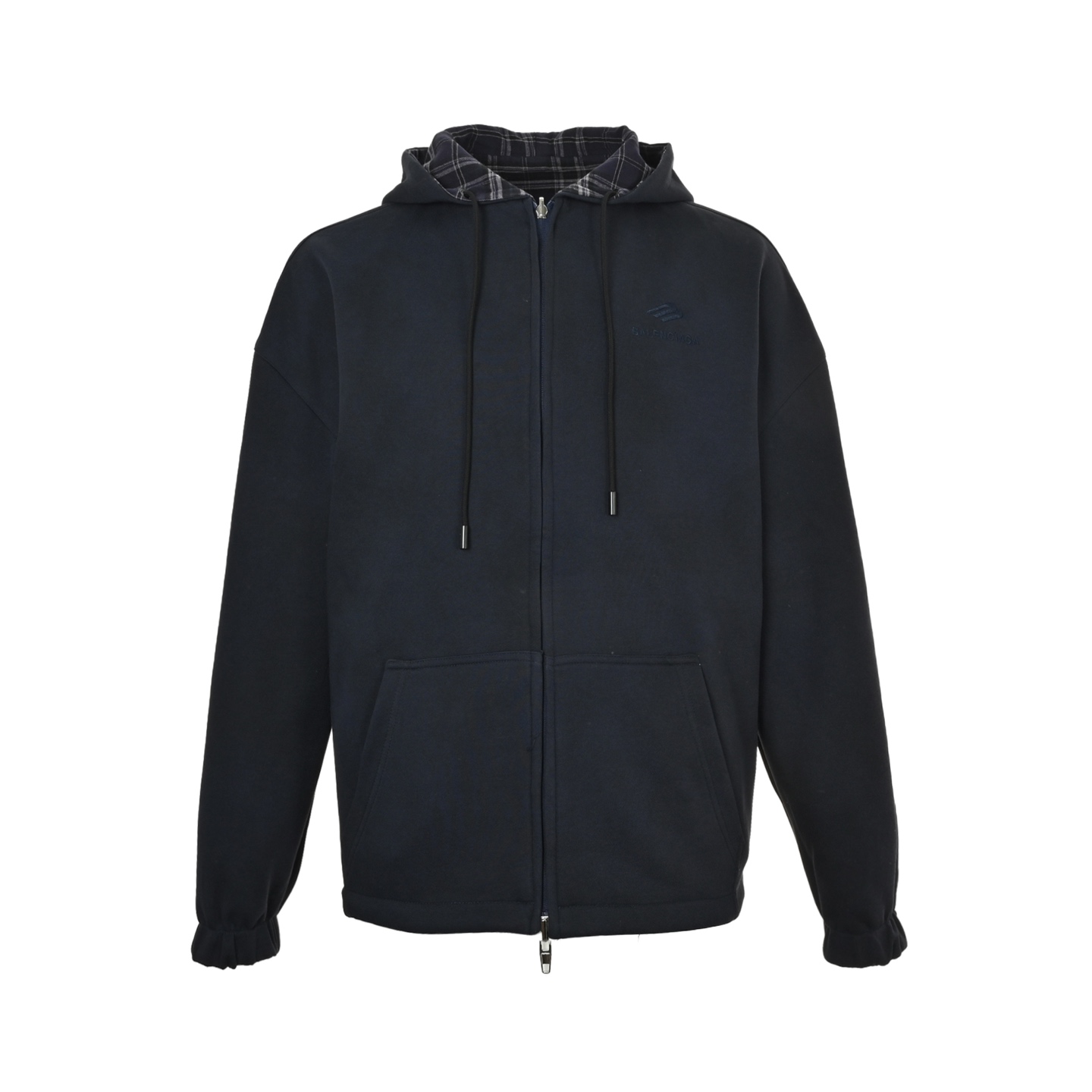 Balenciaga/巴黎世家 格纹贴布字母双面穿拉链外套-莆田鞋,莆田鞋货源,高仿鞋,高仿鞋货源,安福档口,莆田高仿鞋,莆田鞋批发,高仿鞋批发,莆田高仿运动鞋,高仿运动鞋,莆田运动鞋 Balenciaga/巴黎世家 格纹贴布字母双面穿拉链外套