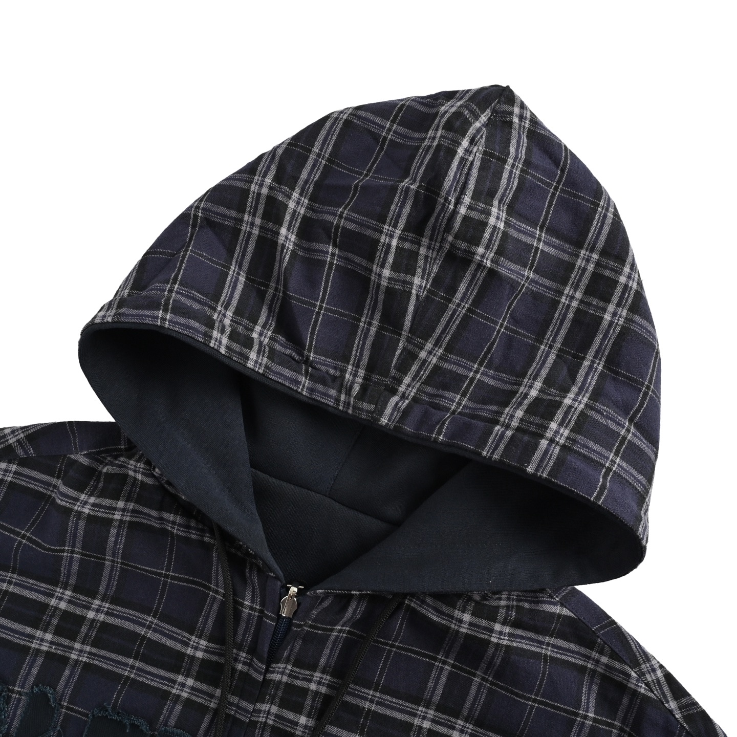 Balenciaga/巴黎世家 格纹贴布字母双面穿拉链外套-莆田鞋,莆田鞋货源,高仿鞋,高仿鞋货源,安福档口,莆田高仿鞋,莆田鞋批发,高仿鞋批发,莆田高仿运动鞋,高仿运动鞋,莆田运动鞋 Balenciaga/巴黎世家 格纹贴布字母双面穿拉链外套