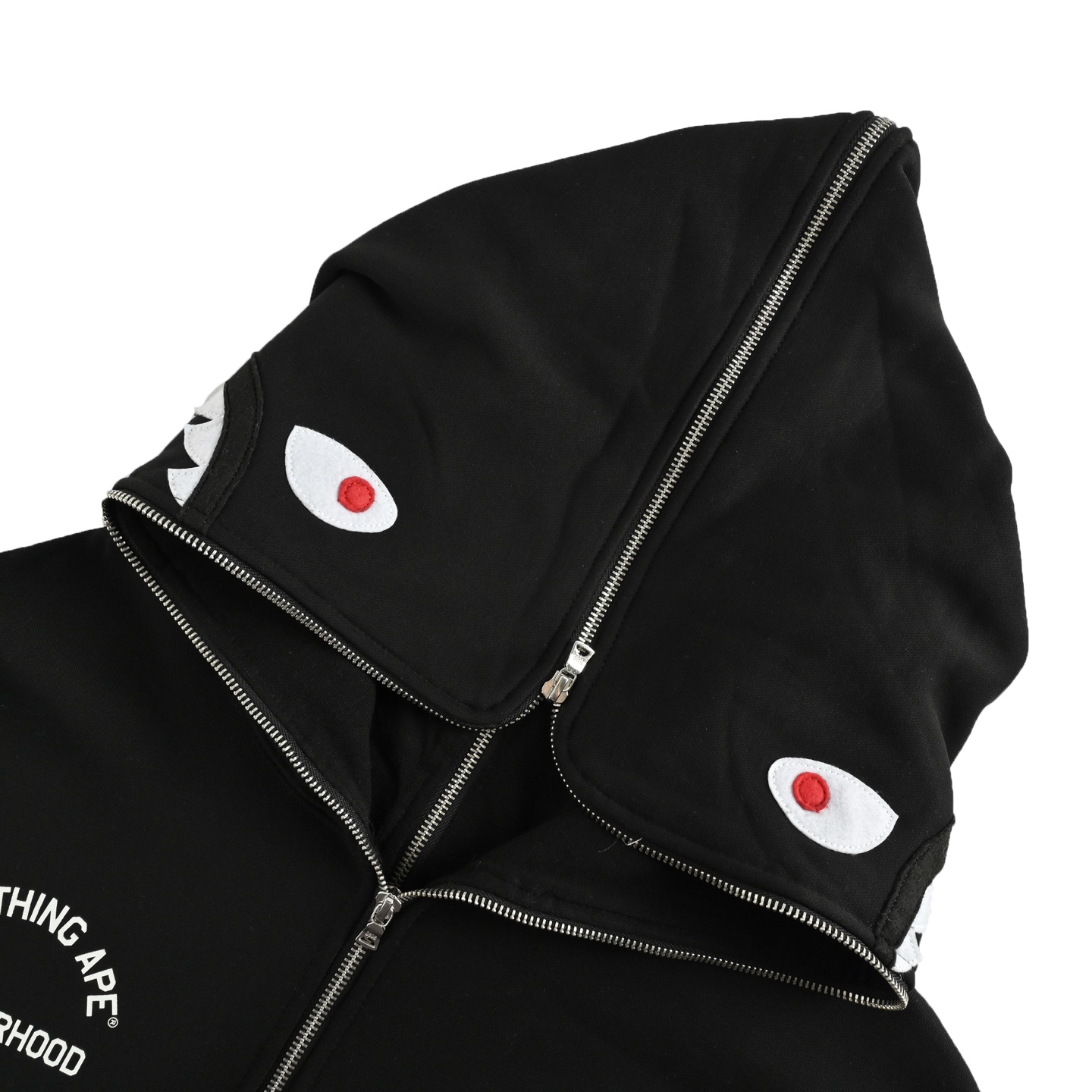 Bape 25Fw 前后可穿骷髅半拉链连帽卫衣-莆田鞋,莆田鞋货源,高仿鞋,高仿鞋货源,安福档口,莆田高仿鞋,莆田鞋批发,高仿鞋批发,莆田高仿运动鞋,高仿运动鞋,莆田运动鞋 Bape 25Fw 前后可穿骷髅半拉链连帽卫衣