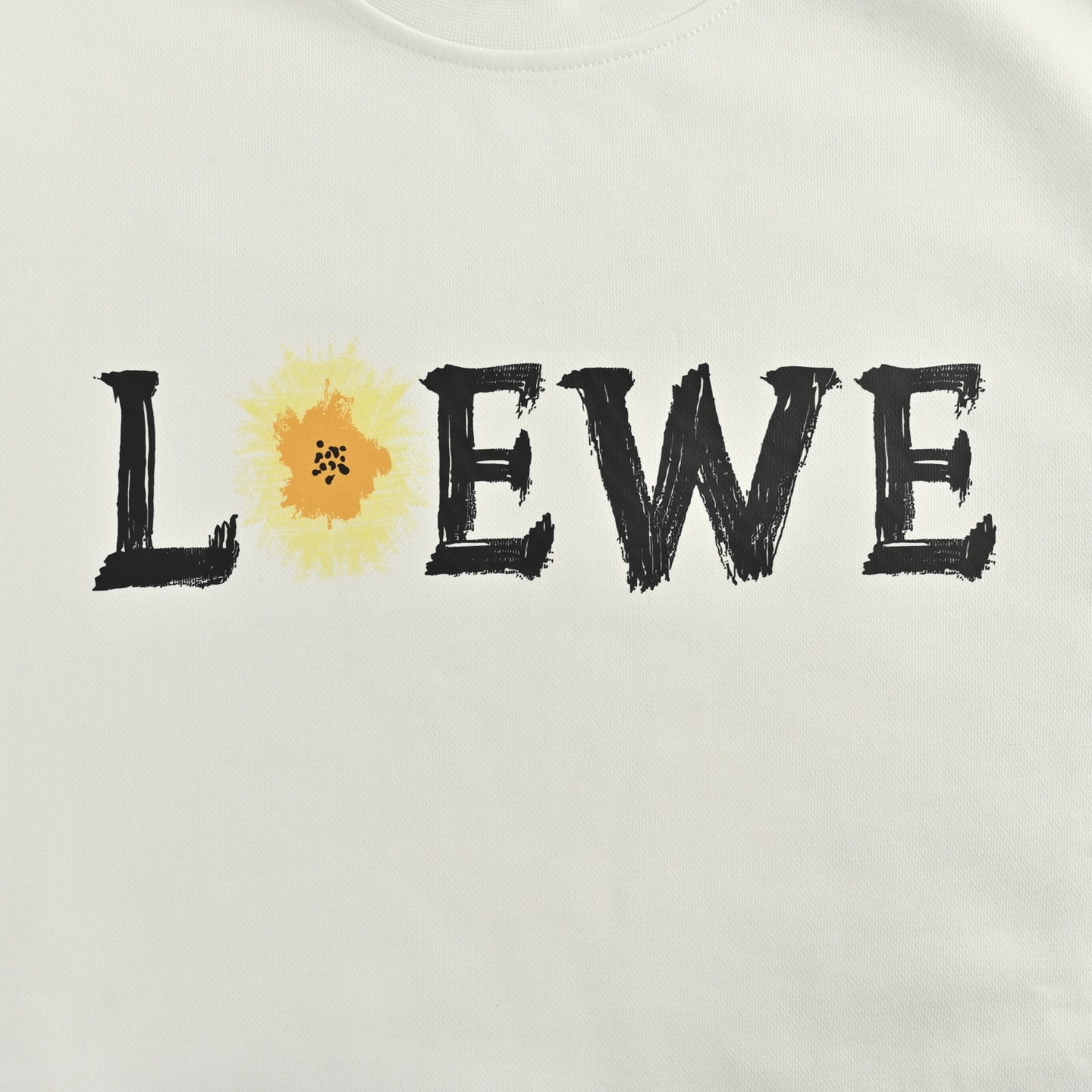 Loewe 罗意威 25Fw 雏菊徽标印花圆领卫衣