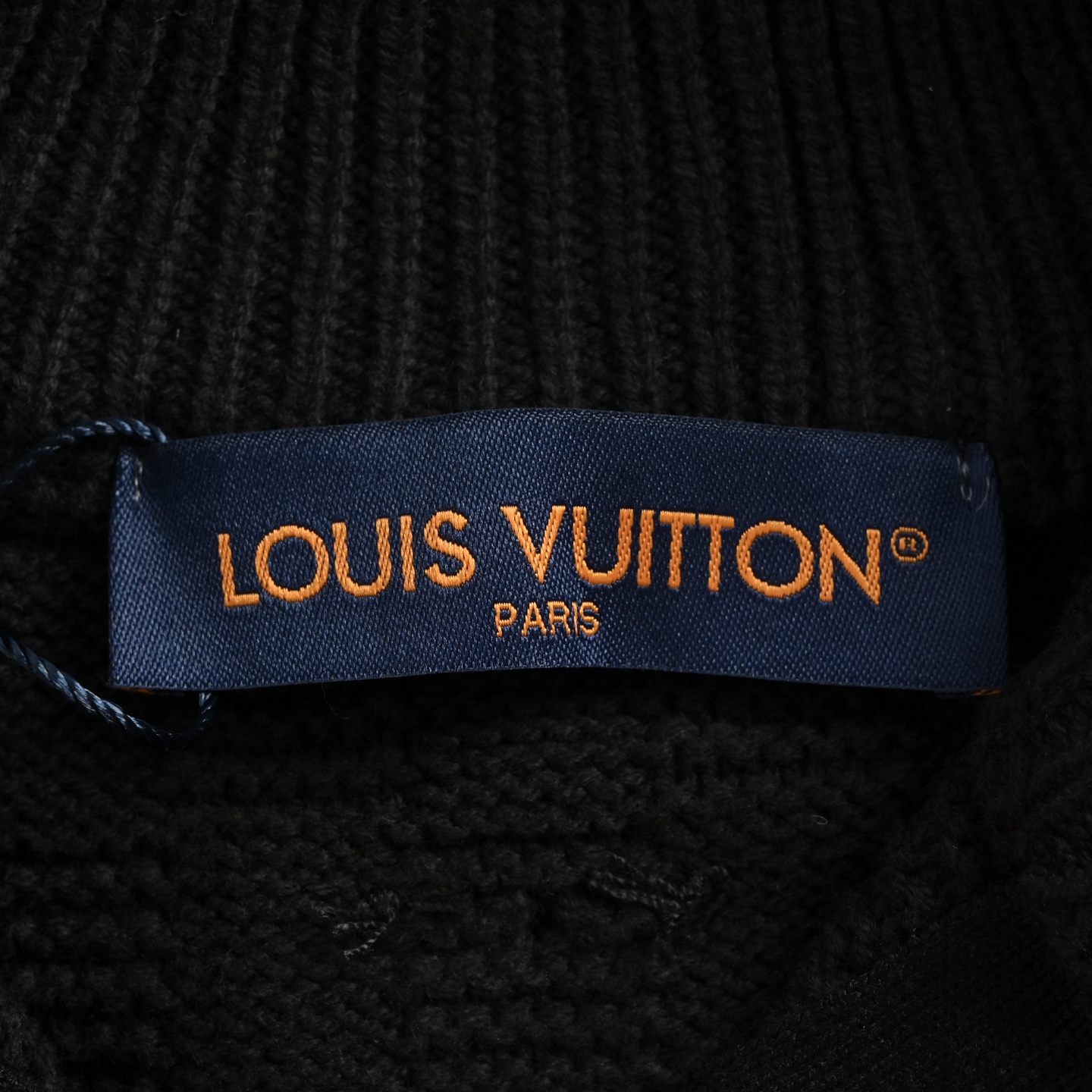 Louis Vuitton/路易威登 25Fw 棋盘格半拉链立领毛衣