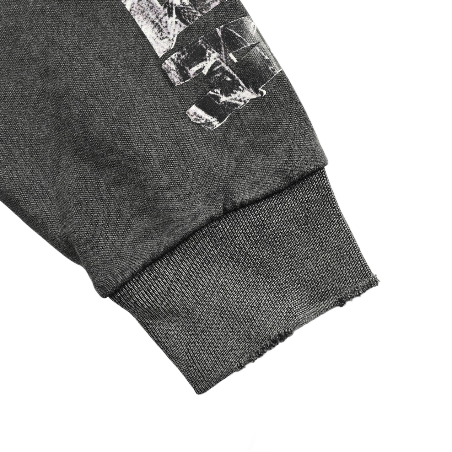 Balenciaga/巴黎世家 手臂胶带印花圆环刺绣连帽卫衣