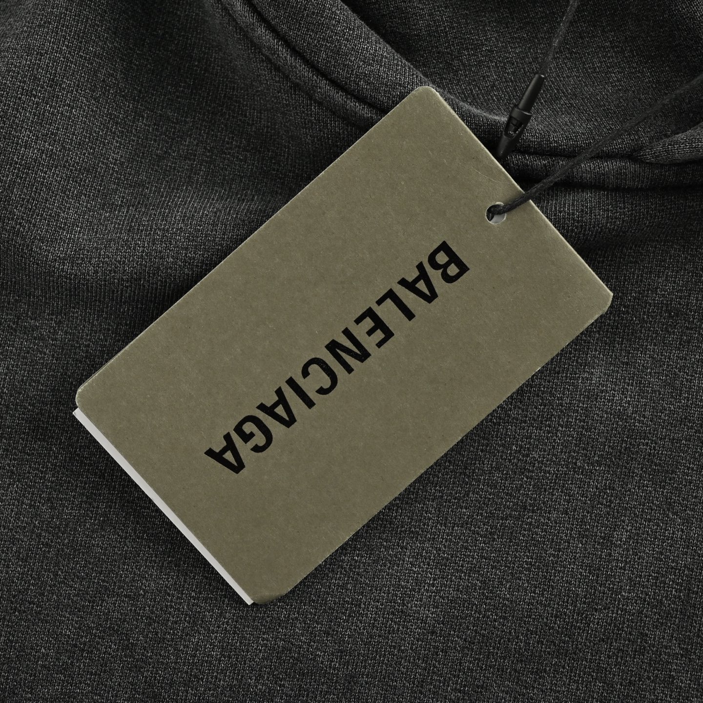 Balenciaga/巴黎世家 手臂胶带印花圆环刺绣连帽卫衣