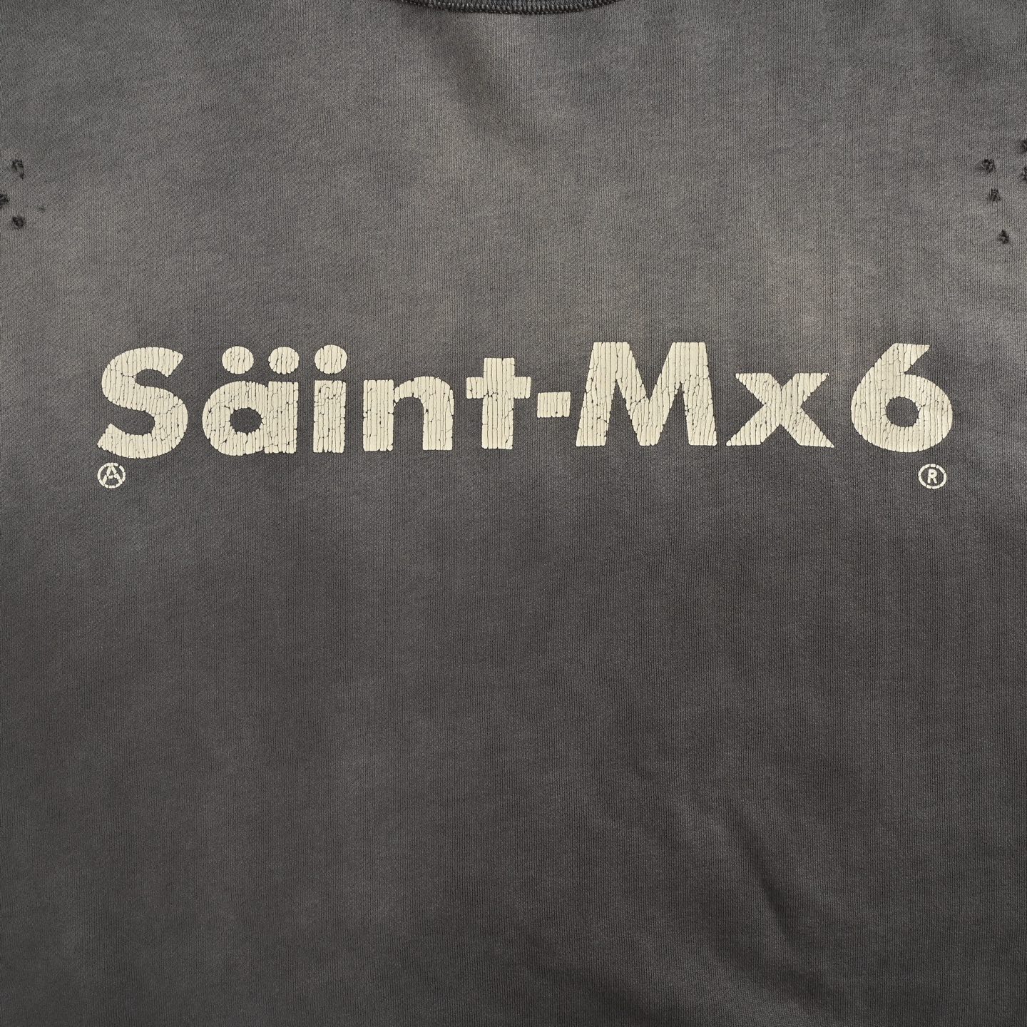 SAINT MICHAEL 24Fw CHAOS字母印花圆领卫衣-莆田鞋,莆田鞋货源,高仿鞋,高仿鞋货源,安福档口,莆田高仿鞋,莆田鞋批发,高仿鞋批发,莆田高仿运动鞋,高仿运动鞋,莆田运动鞋 SAINT MICHAEL 24Fw CHAOS字母印花圆领卫衣